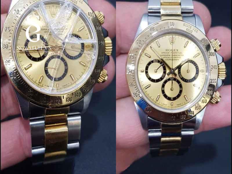 Thay mặt kính đồng hồ Rolex