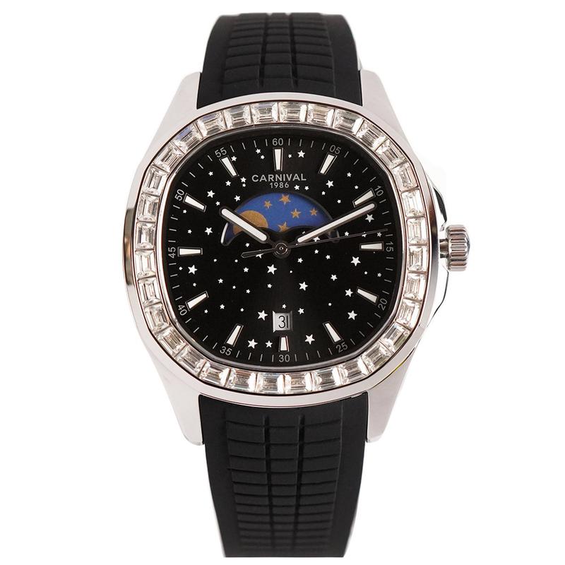 Đồng Hồ Nam Carnival Moon Phase 8125G