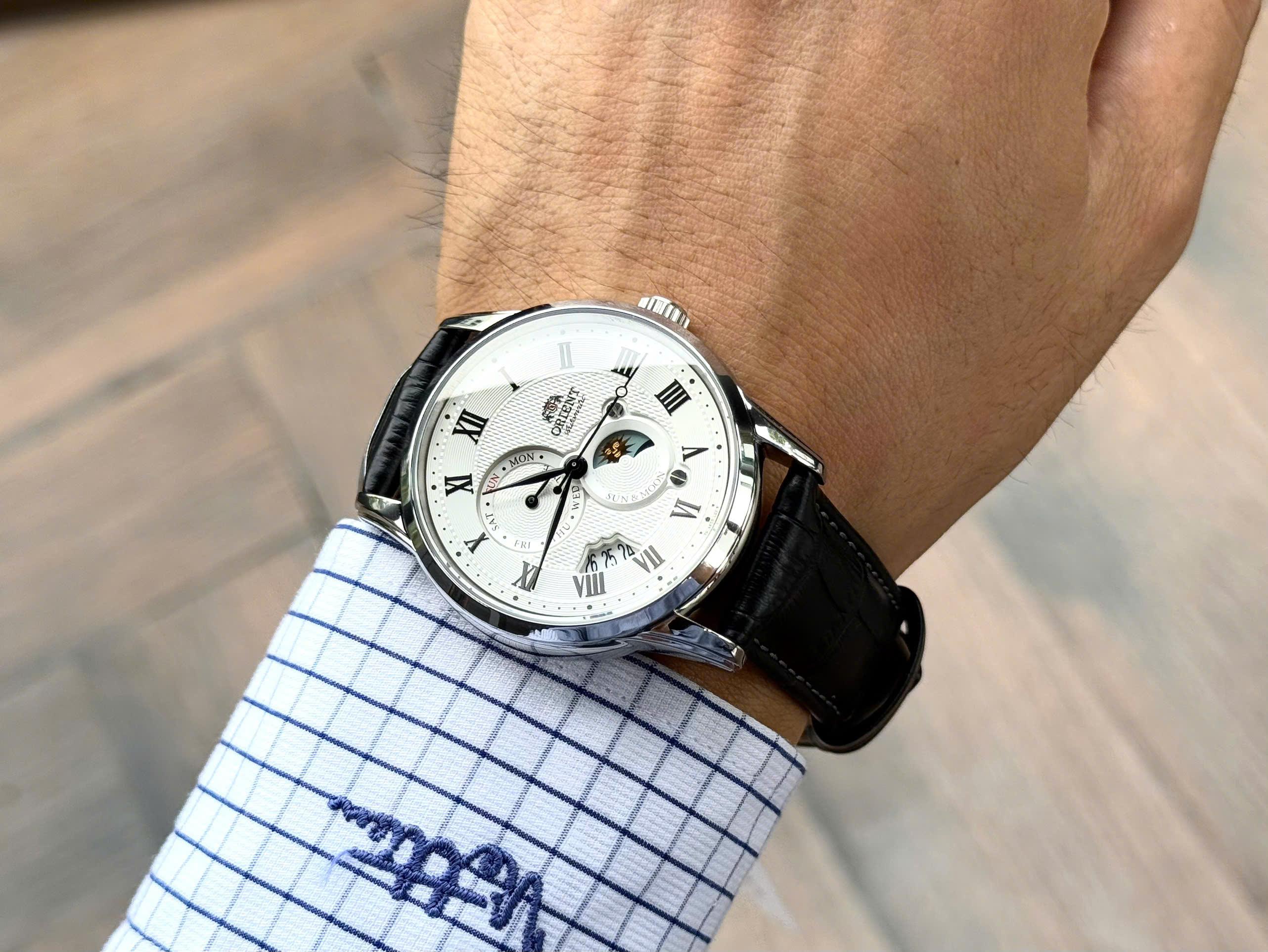 ORIENT SUN MOON GEN 3 WHITE DIAL RN-AK0005S