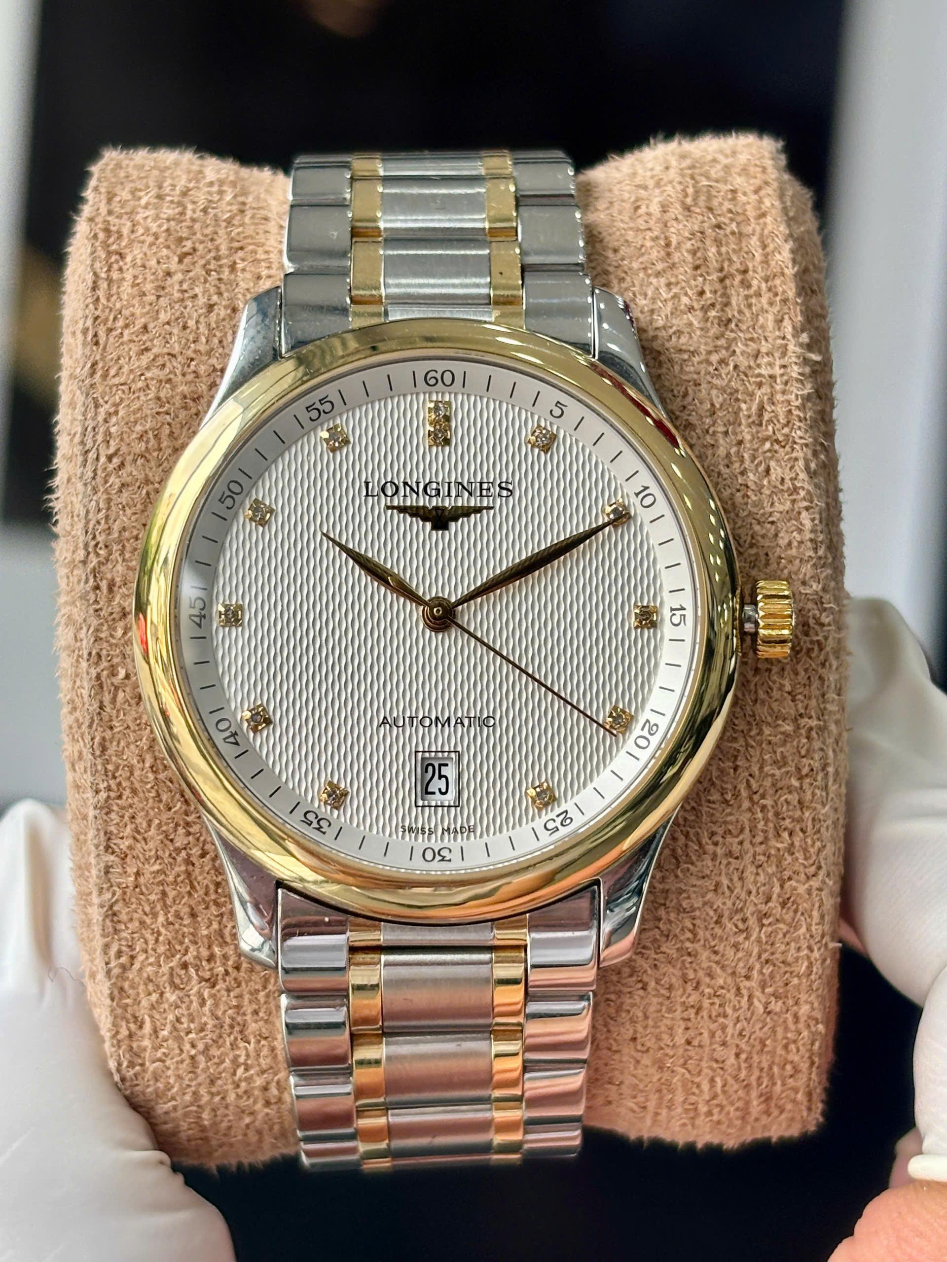 Đồng Hồ Longines Master Collection Diamond L2.628.5.77.7 - Tình trạng đã qua sử dụng, Fullbox