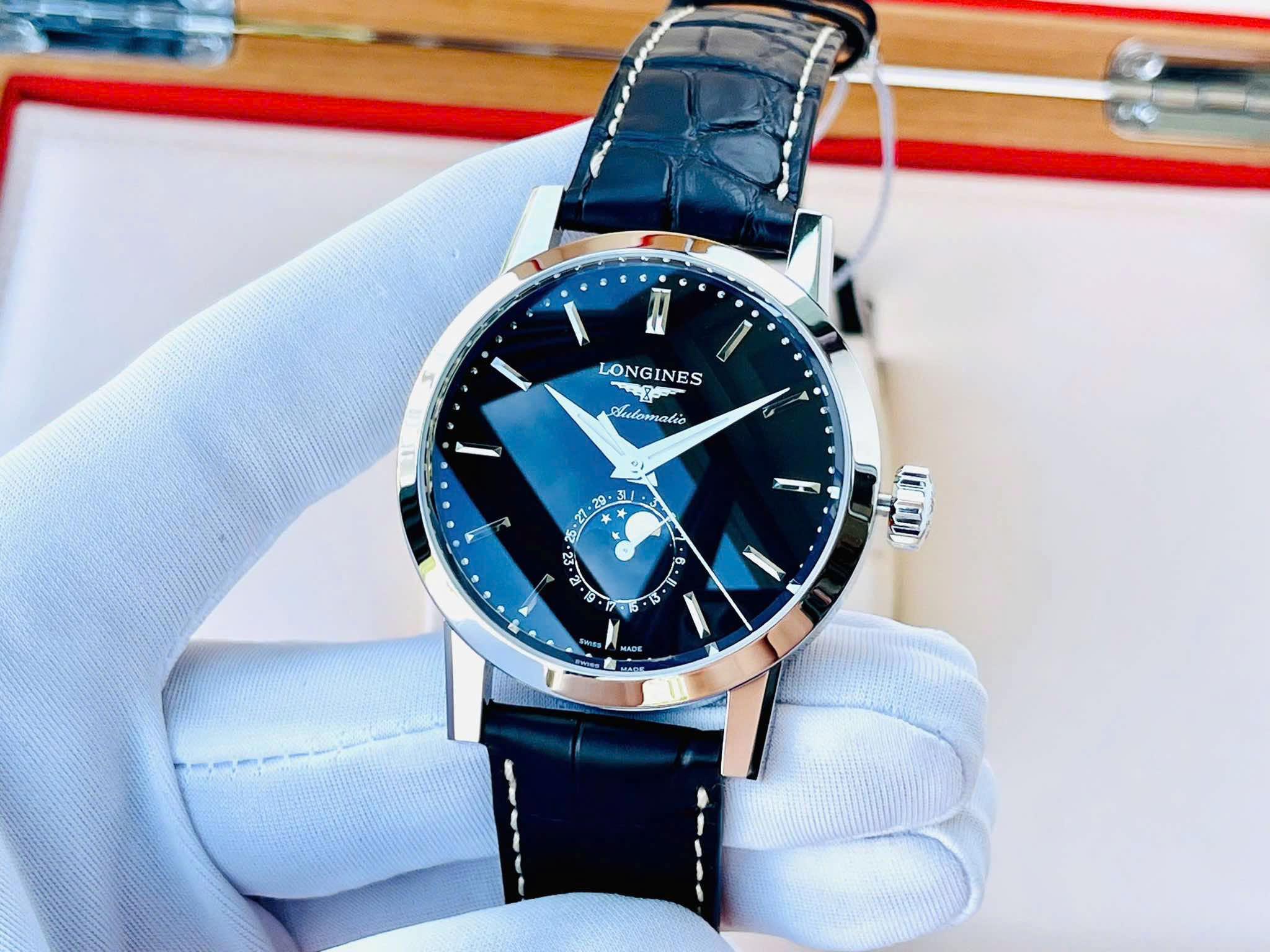 Đồng hồ nam Longines 1832 Moon Phase L4.826.4.52.0