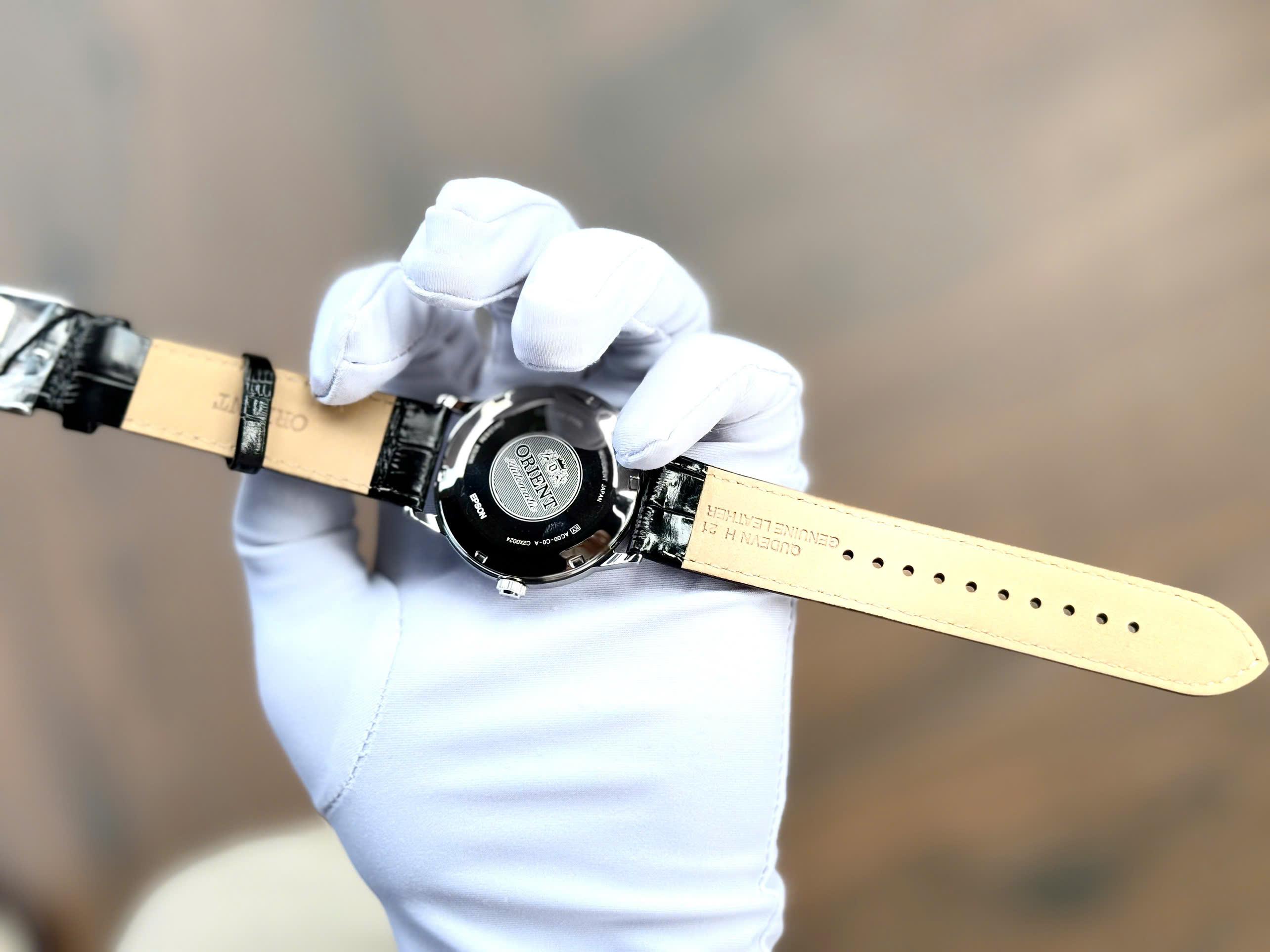 Đồng hồ Orient Bambino FAC00004B0 – Nam – Automatic (Tự Động) – Mặt Số 40mm, Kính Cứng Cong, Trữ Cót 40 Giờ