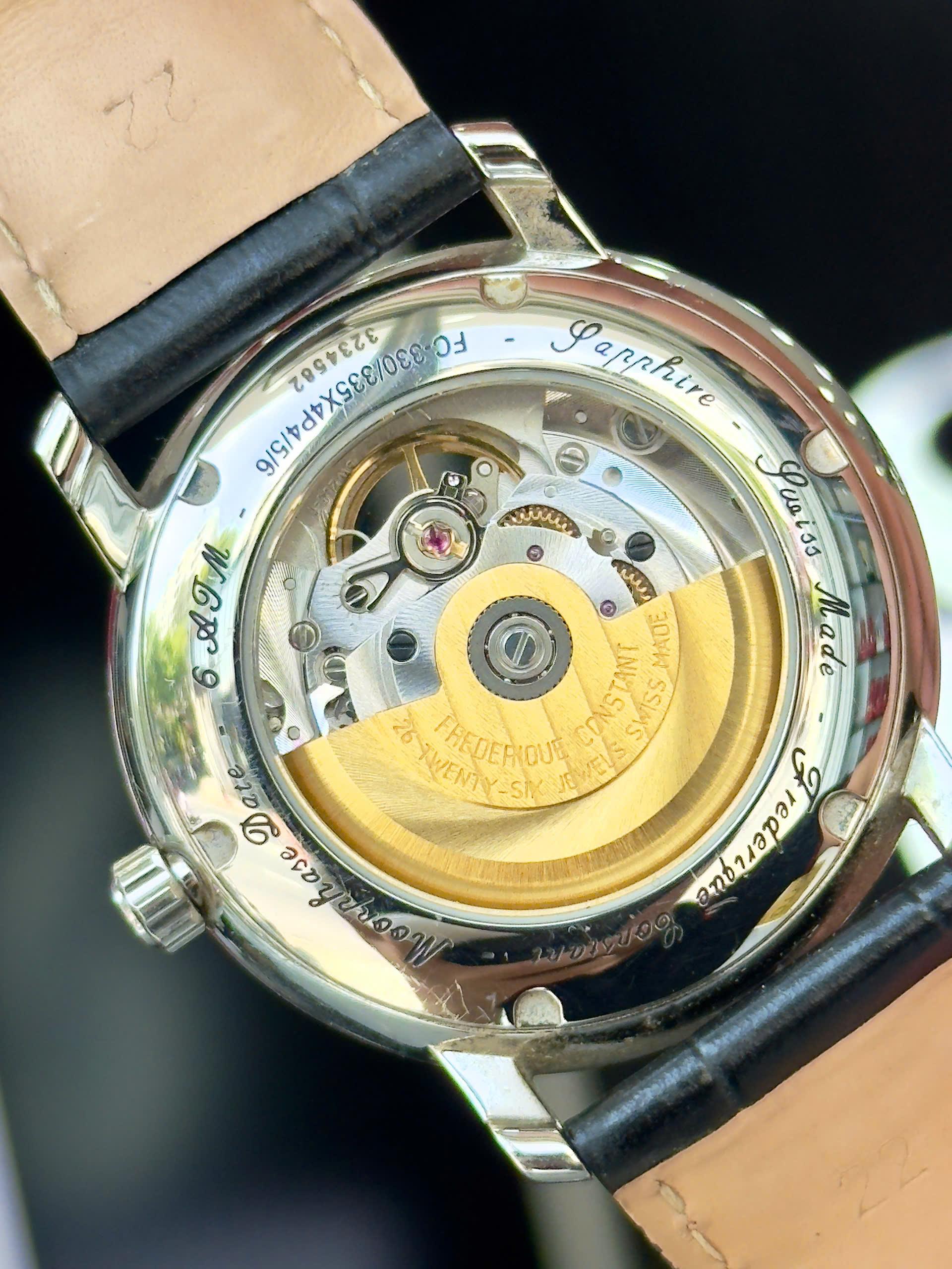 Đồng Hồ Nam Frederique Constant Moonphase FC-335MC4P6 - Tình trạng đã qua sử dụng, Fullbox