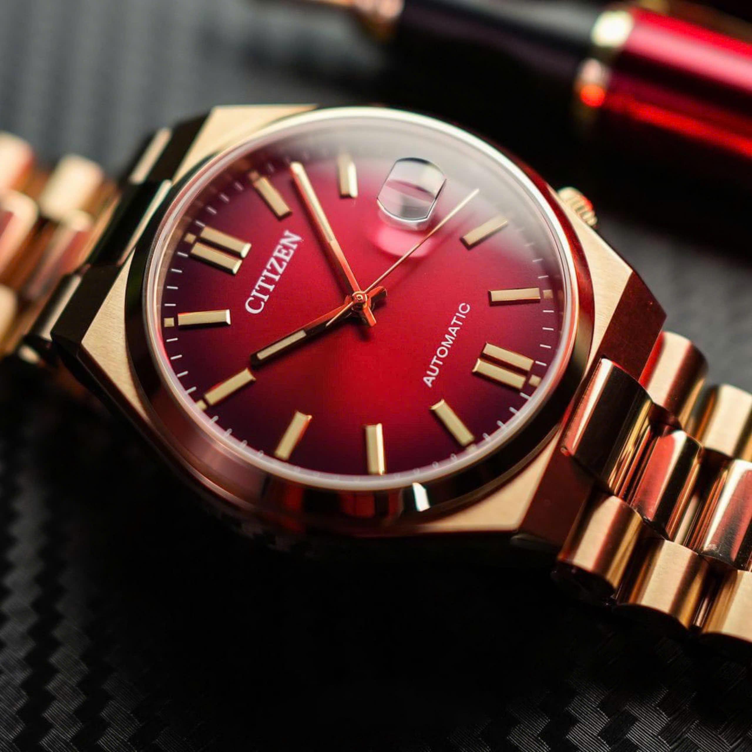 Đồng hồ Citizen Automatic President Sapphire NJ0153-82X