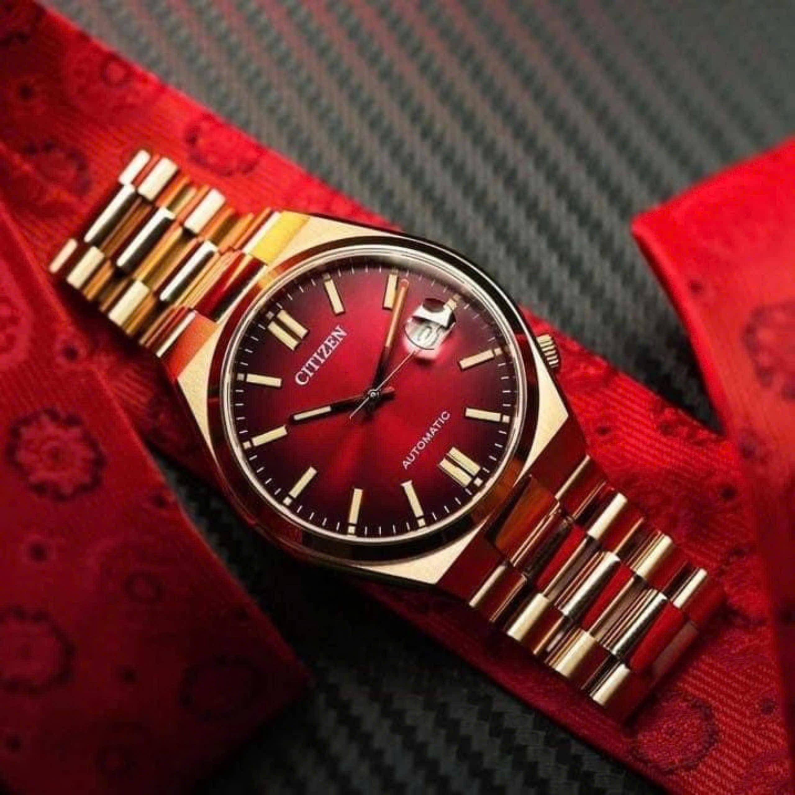 Đồng hồ Citizen Automatic President Sapphire NJ0153-82X