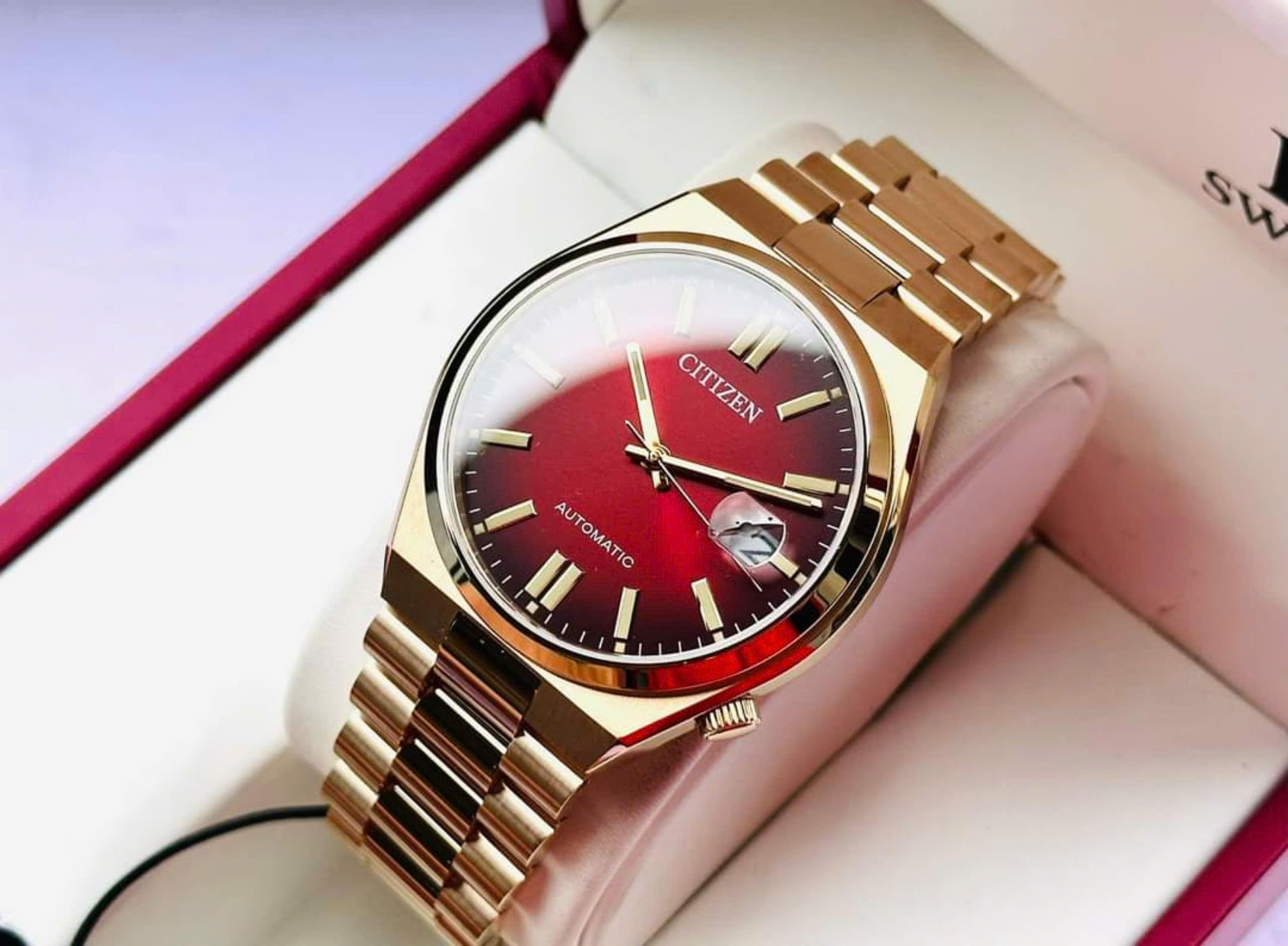 Đồng hồ Citizen Automatic President Sapphire NJ0153-82X