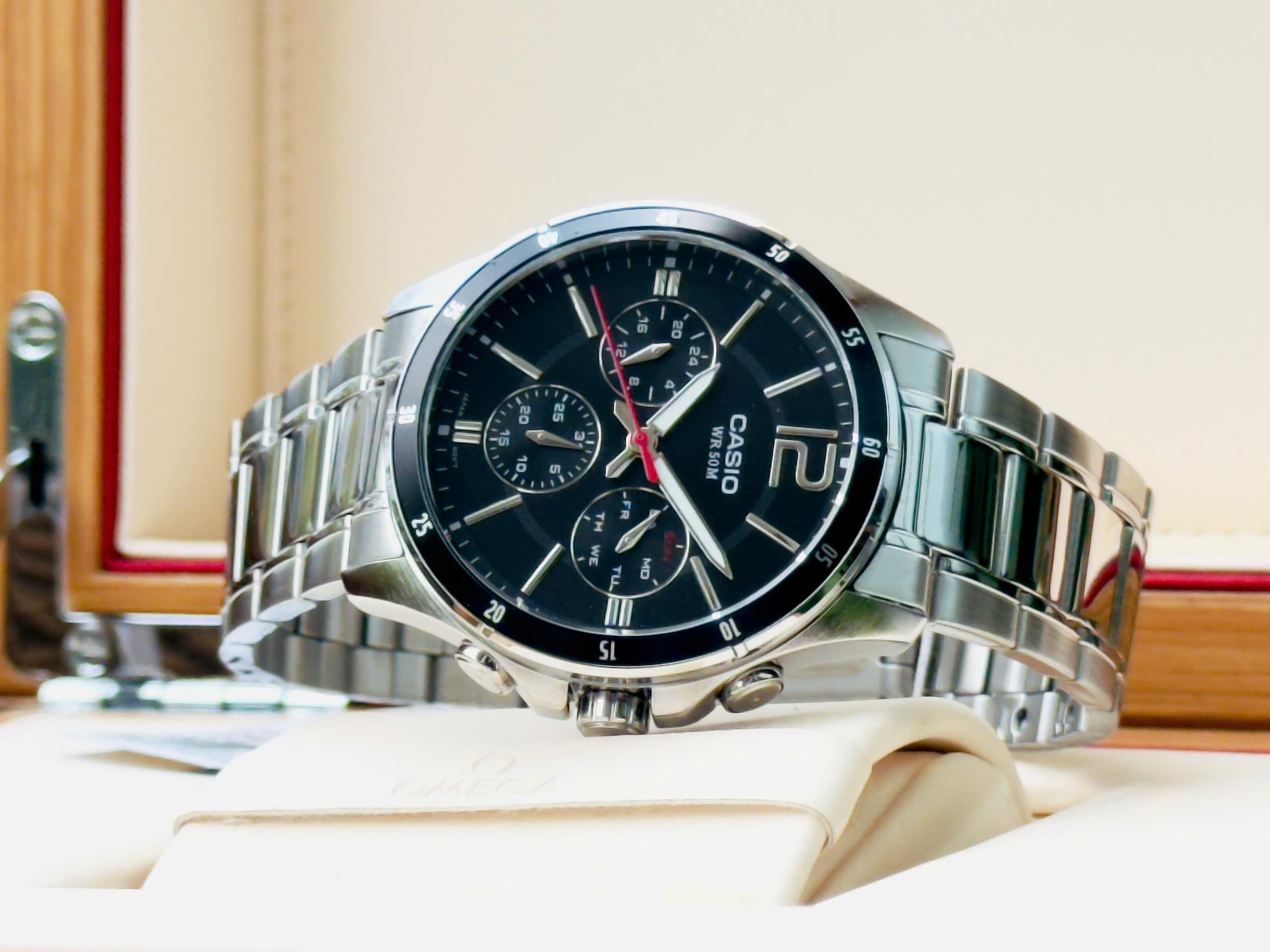 Đồng hồ CASIO 42 mm Nam MTP-1374D-1AVDF