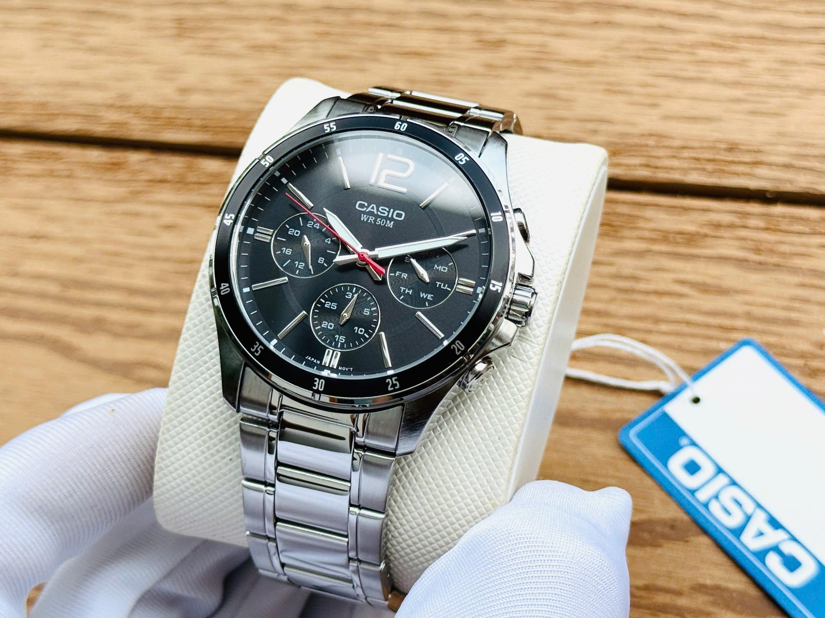 Đồng hồ CASIO 42 mm Nam MTP-1374D-1AVDF