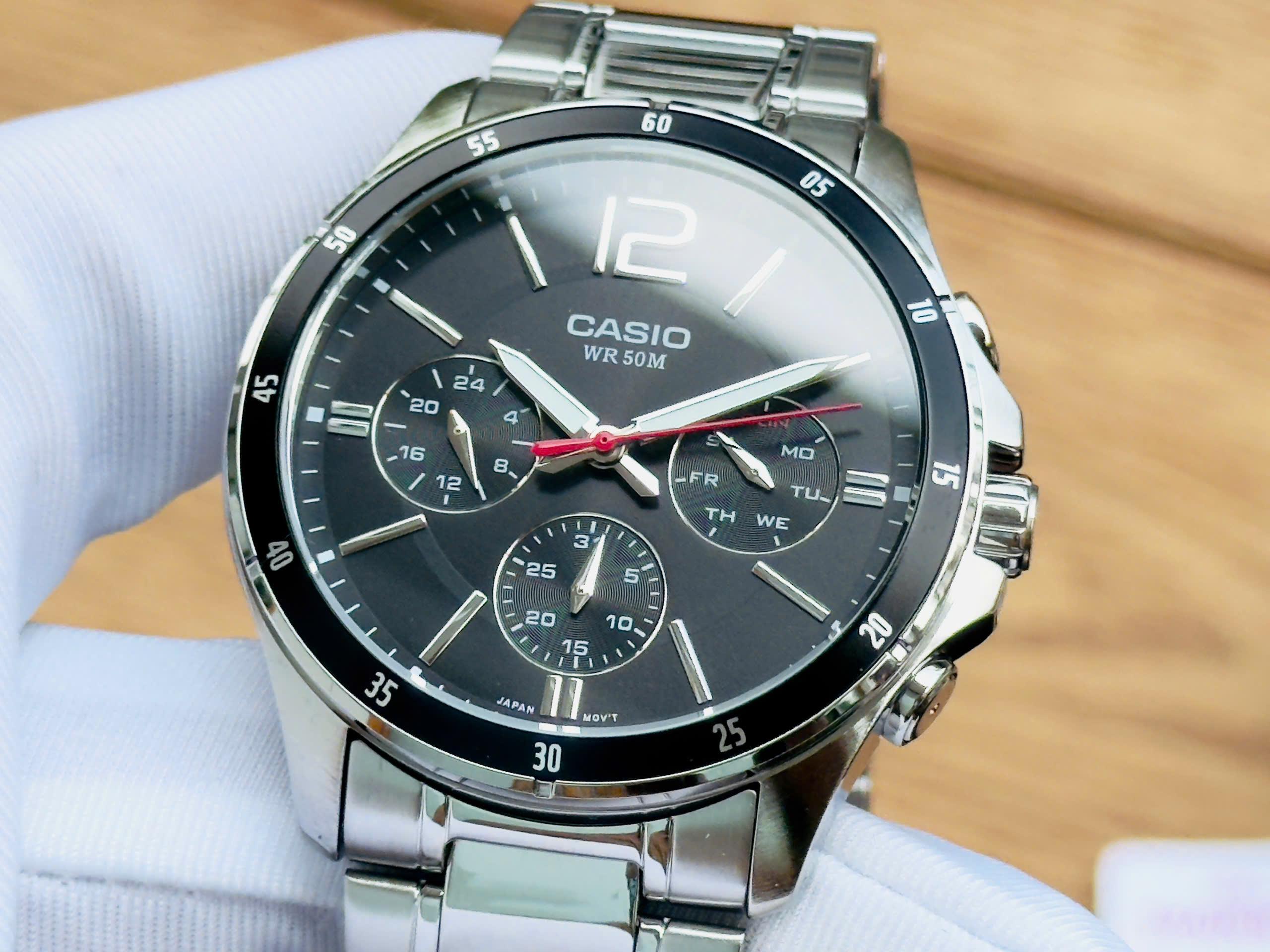Đồng hồ CASIO 42 mm Nam MTP-1374D-1AVDF