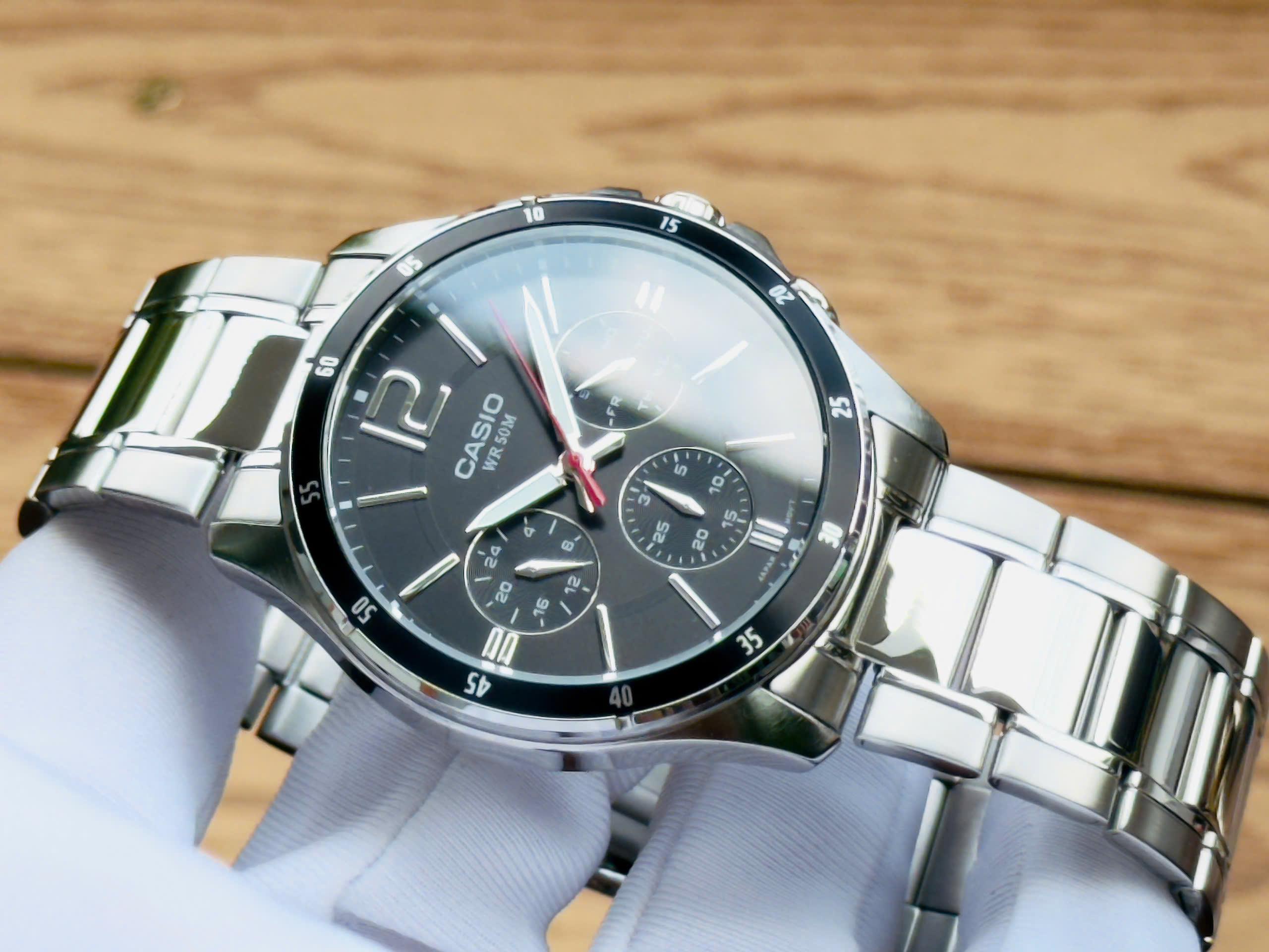 Đồng hồ CASIO 42 mm Nam MTP-1374D-1AVDF