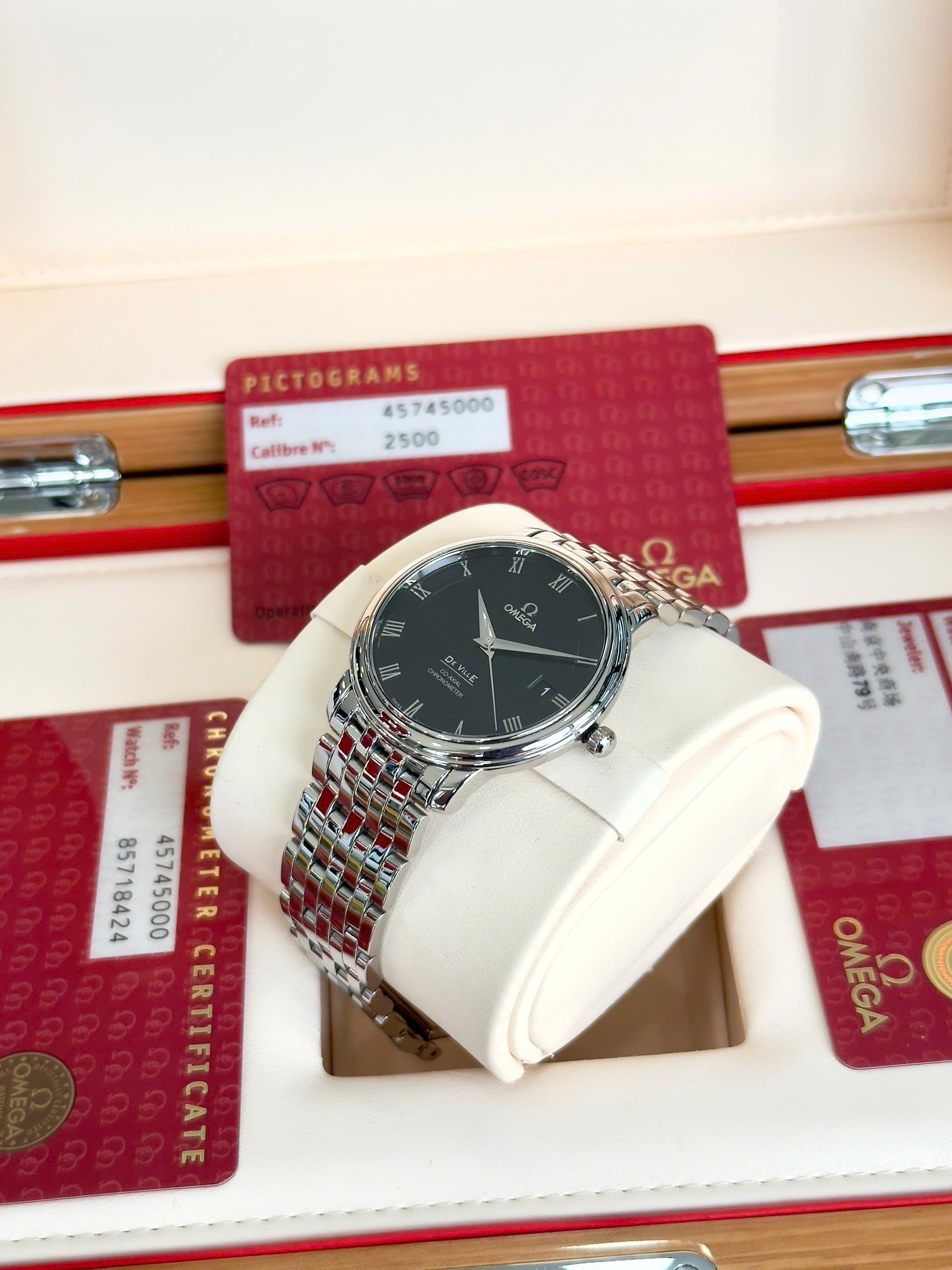 Đồng hồ nam De Ville Co-Axial 36.5mm 4574.50.00 - Tình trạng đã qua sử dụng, Fullbox thẻ