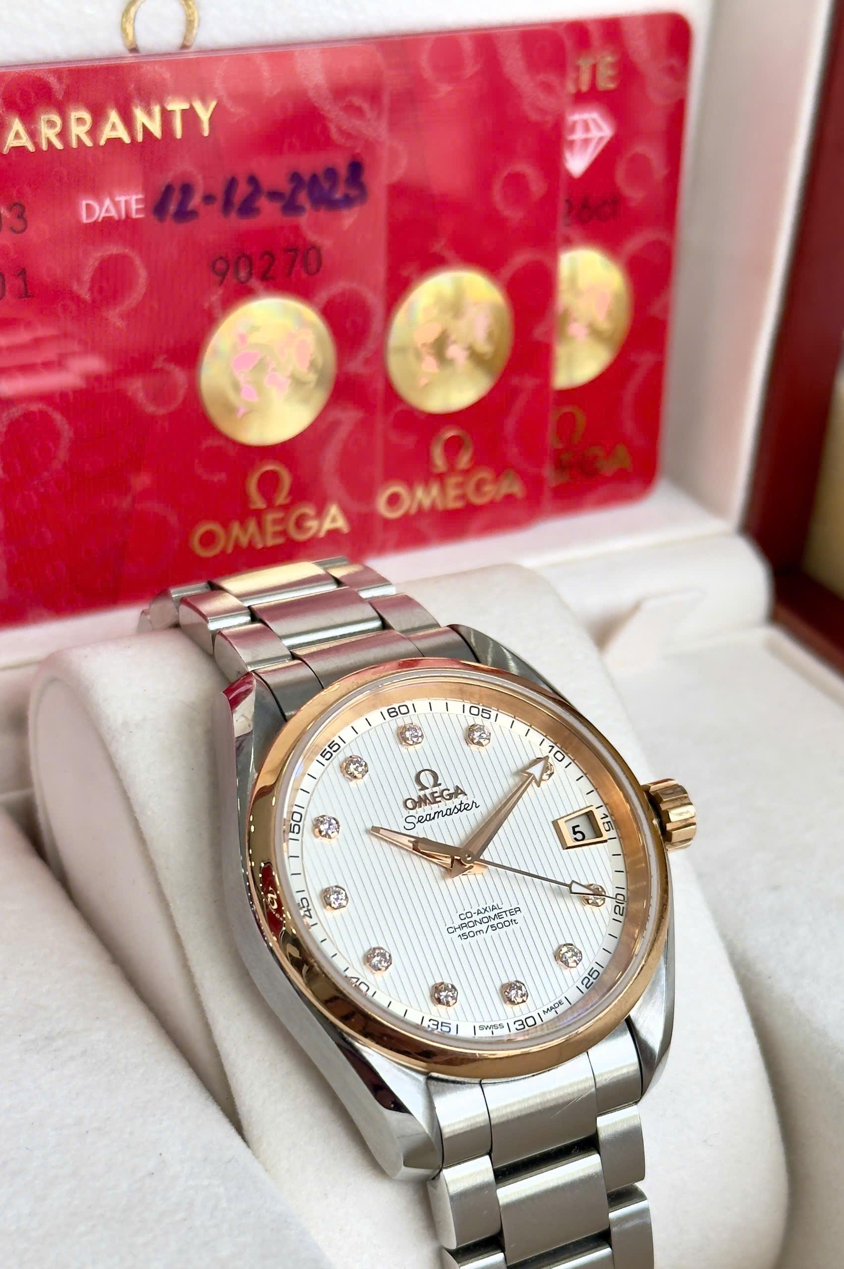 Omega Seamaster Aqua Terra 231.20.39.21.52.003 - Tình trạng đã qua sử dụng, Fullbox, Thẻ