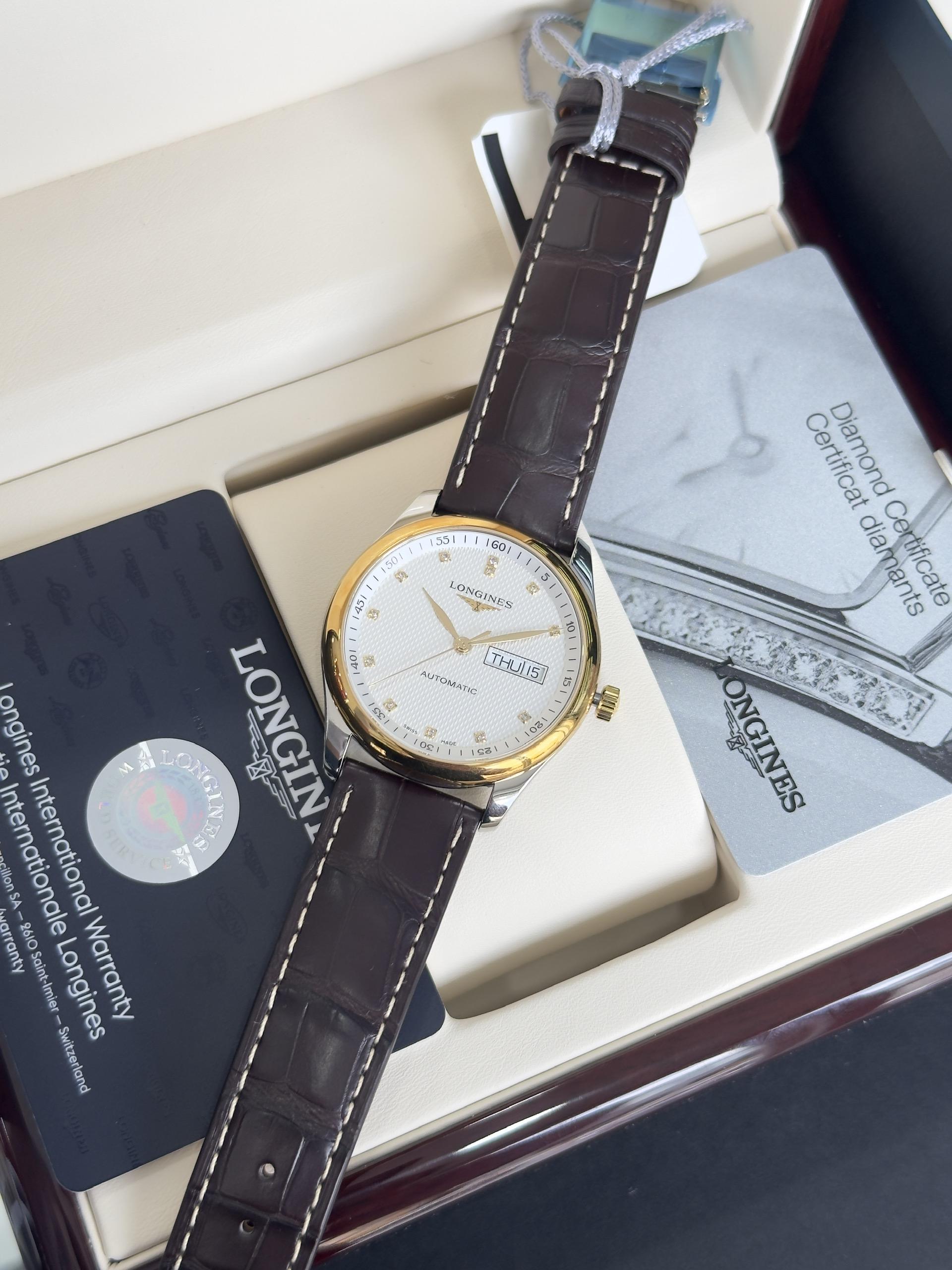 Longines Master Collection Diamond L2.755.5.77.3 - Tình trạng đã qua sử dụng, Fullbox