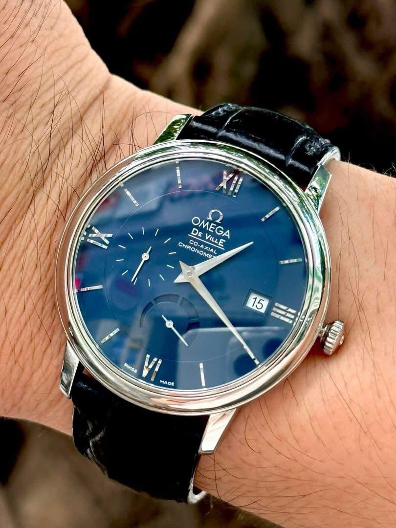 Omega Deville Prestige Power Reserve 39.5mm 424.13.40.21.03.001 - Tình trạng đã qua sử dụng, Fullbox, Thẻ