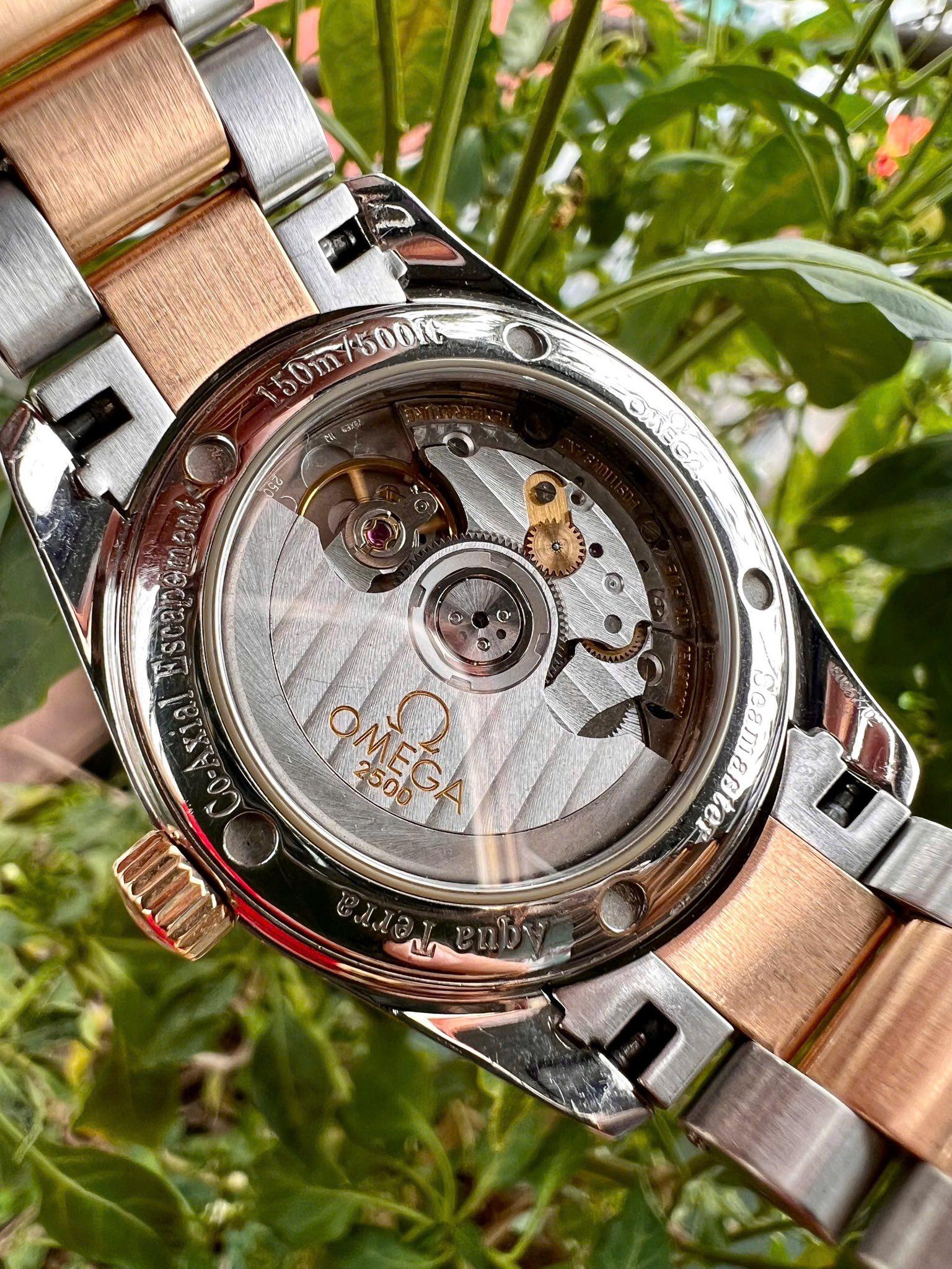 Omega Seamaster Aqua Terra Mid Size Chronometer Steel & Gold 2304.30.00 - Tình trạng đã qua sử dụng, Fullbox, Thẻ