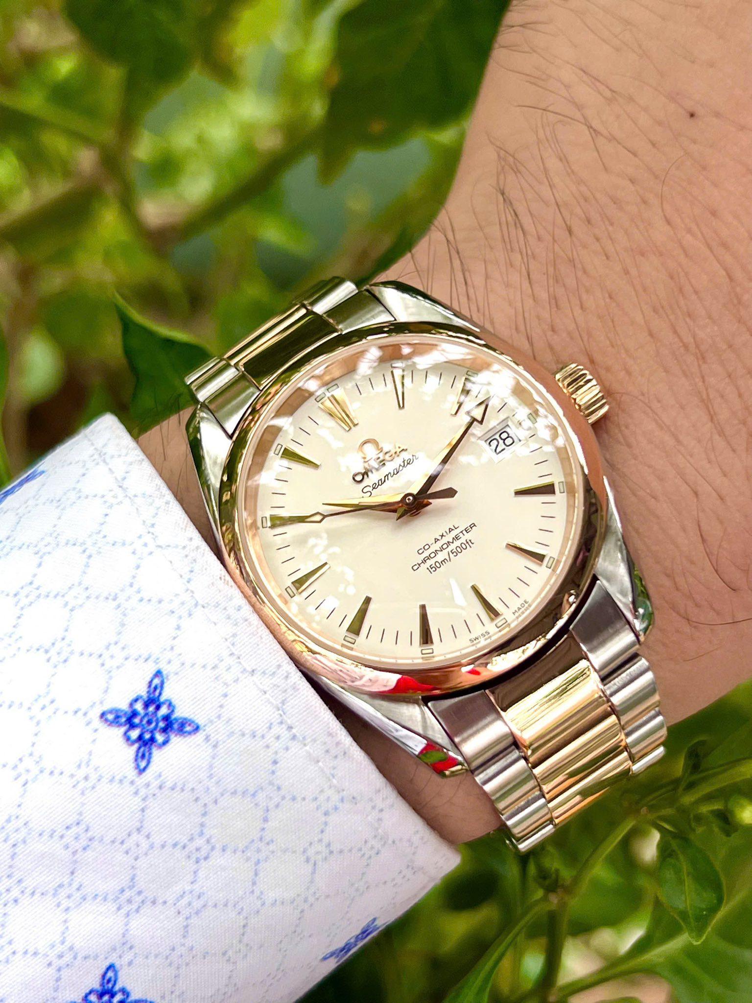 Omega Seamaster Aqua Terra Mid Size Chronometer Steel & Gold 2304.30.00 - Tình trạng đã qua sử dụng, Fullbox, Thẻ