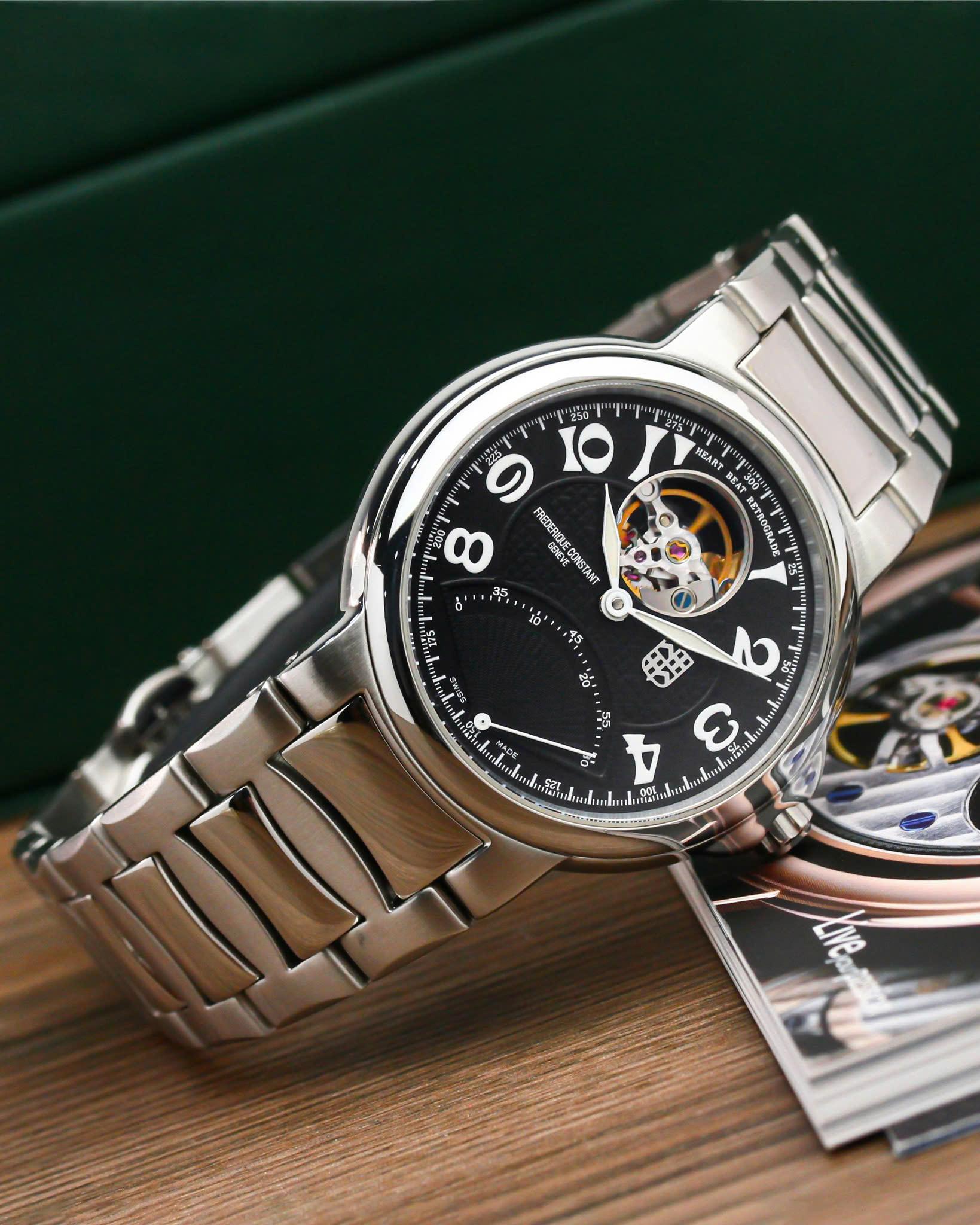 Frederique Constant Highlife Heartbeat Retrograde FC-680ABS3H6B - Tình trạng đã qua sử dụng, Fullbox