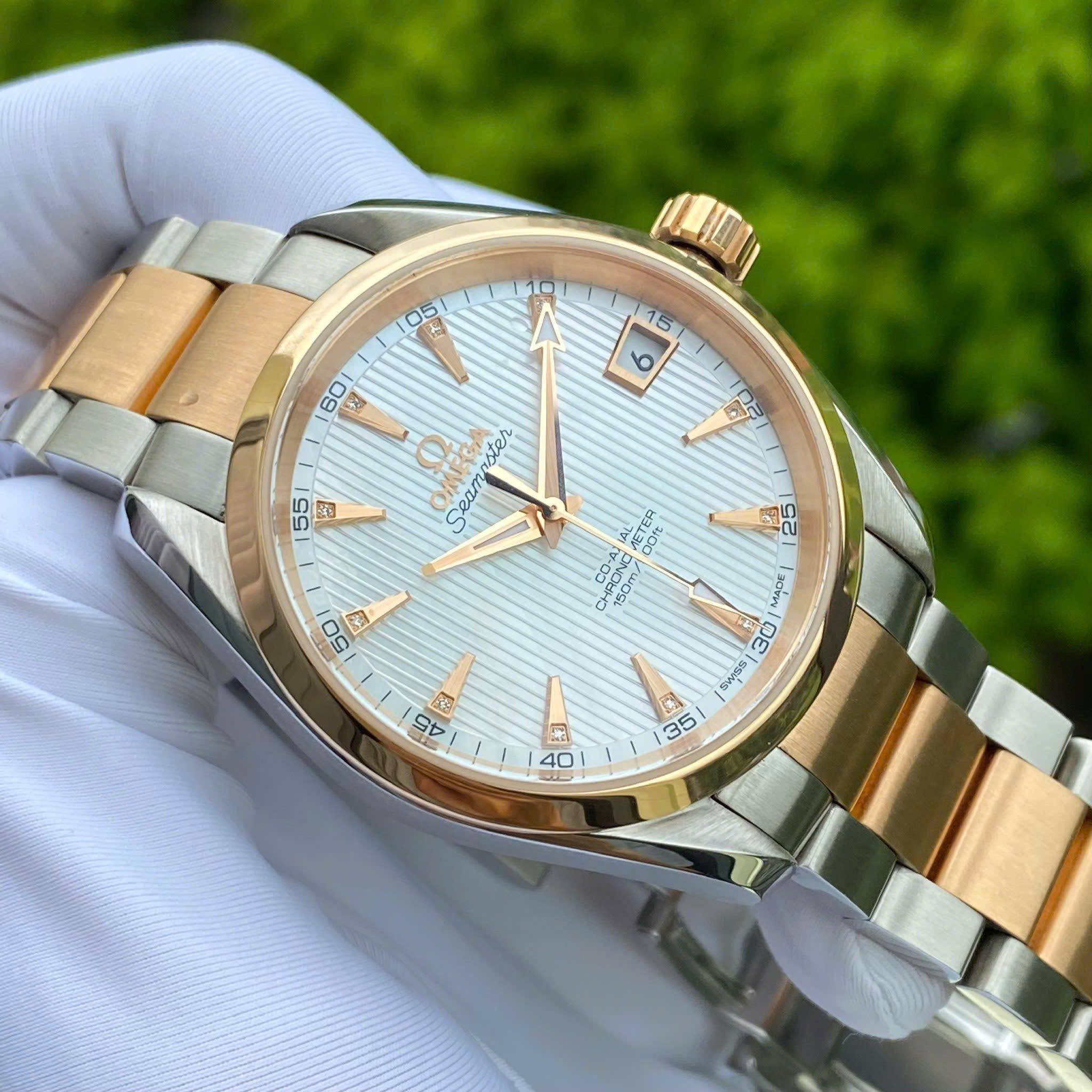 Omega Seamaster Aqua Terra Midsize Chronometer Mens 150M 231.20.39.21.55.001  - Tình trạng đã qua sử dụng, Fullbox, Thẻ