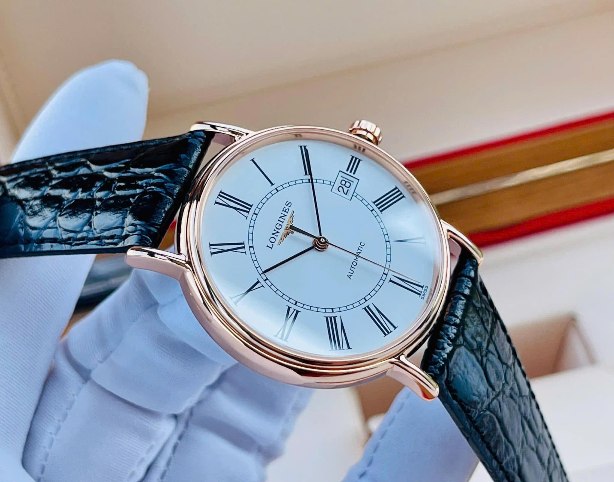 Đồng hồ Longines Presence Automatic Roman L4.921.1.11.2