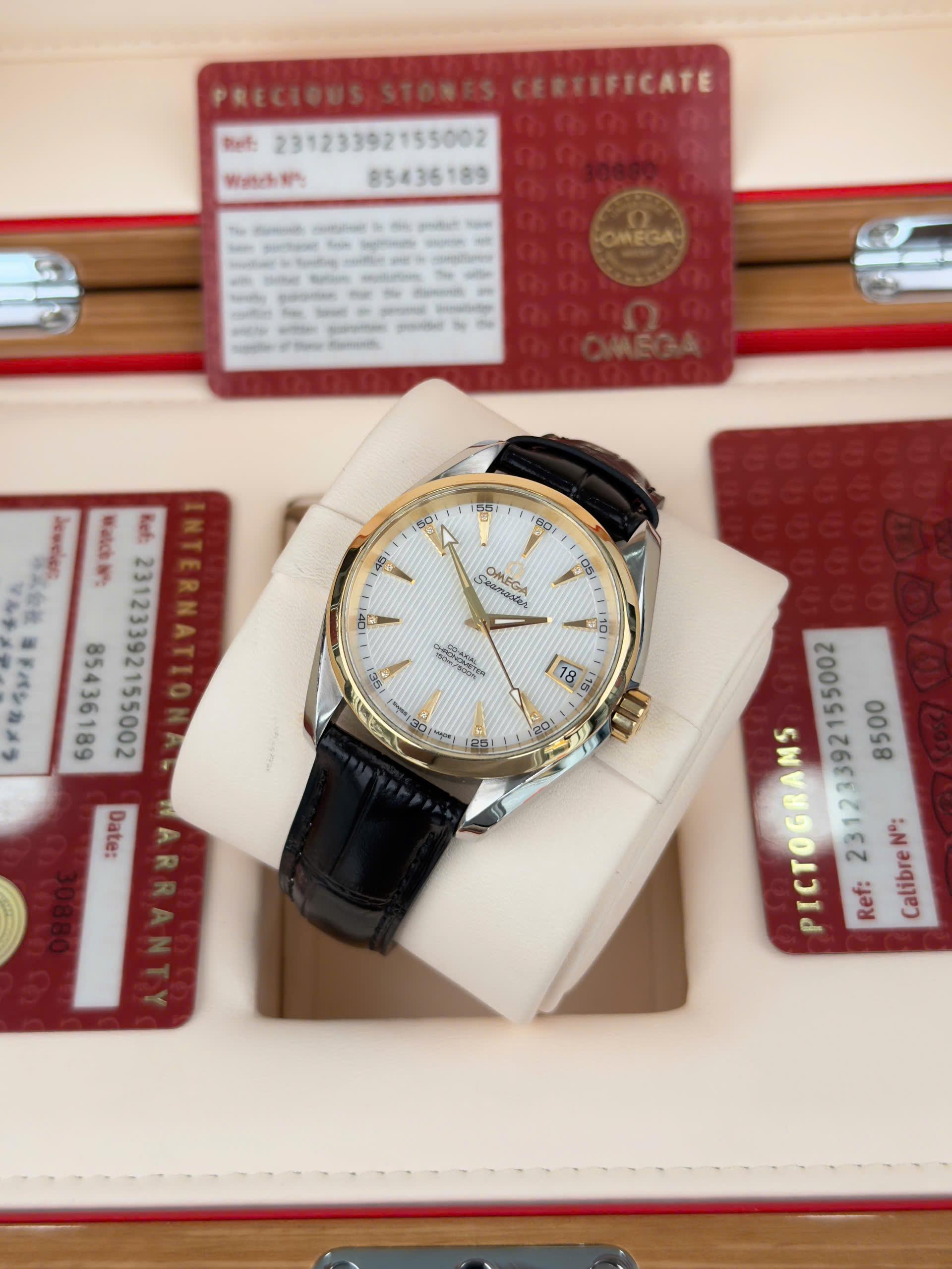 Omega Seamaster Aqua Terra Mid-Size Chronometer Mens 231.23.39.21.55.002 - Tình trạng đã qua sử dụng, Fullbox, Thẻ