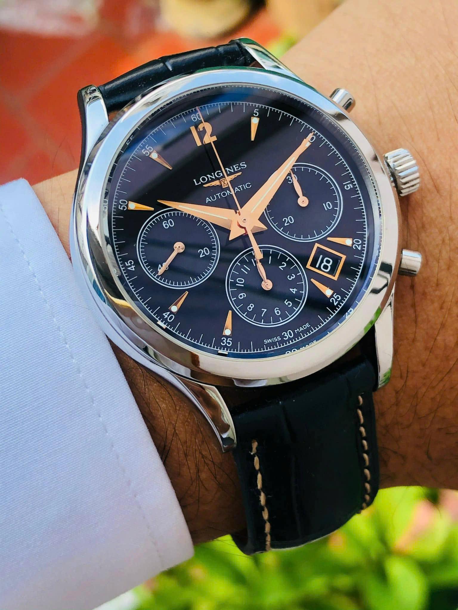 Đồng Hồ Longines Heritage Chronograph L2.750.4.56.0 - Tình trạng đã qua sử dụng, Fullbox