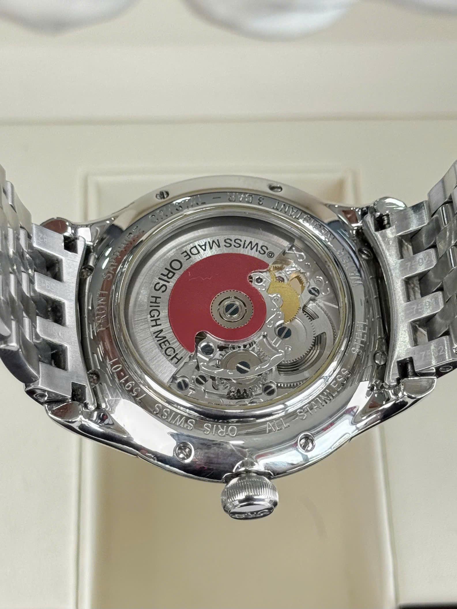 Đồng Hồ Oris Artelier Skeleton 01 734 7591 4051 - Lộ Cơ Nam Chính Hãng