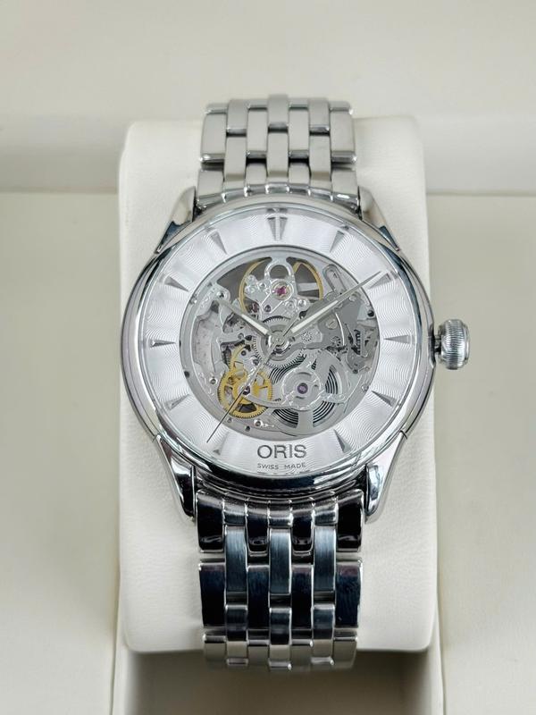 Đồng Hồ Oris Artelier Skeleton 01 734 7591 4051 - Lộ Cơ Nam Chính Hãng
