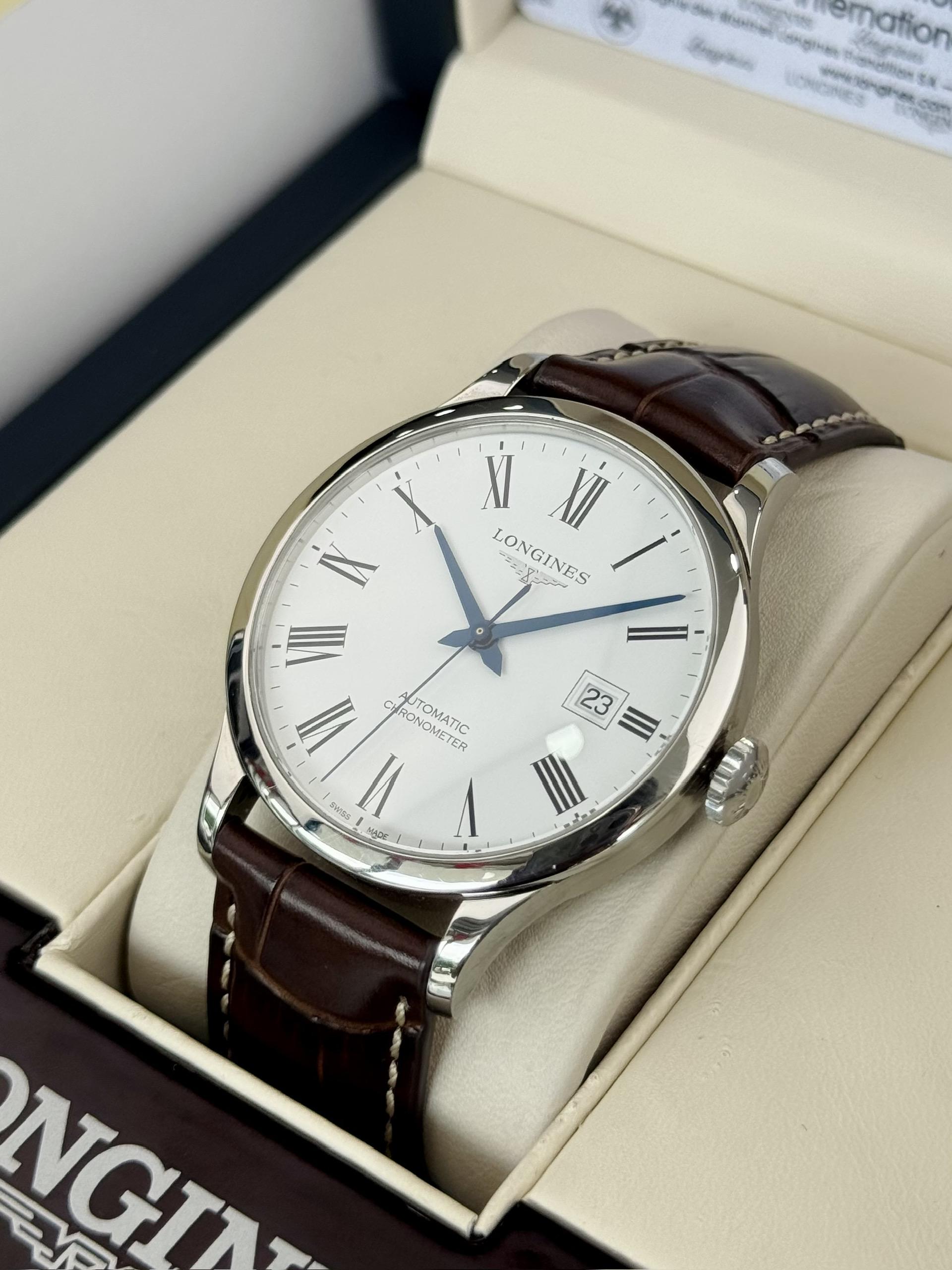 Longines Record L2.820.5.11.2 - Trữ Cót 72h