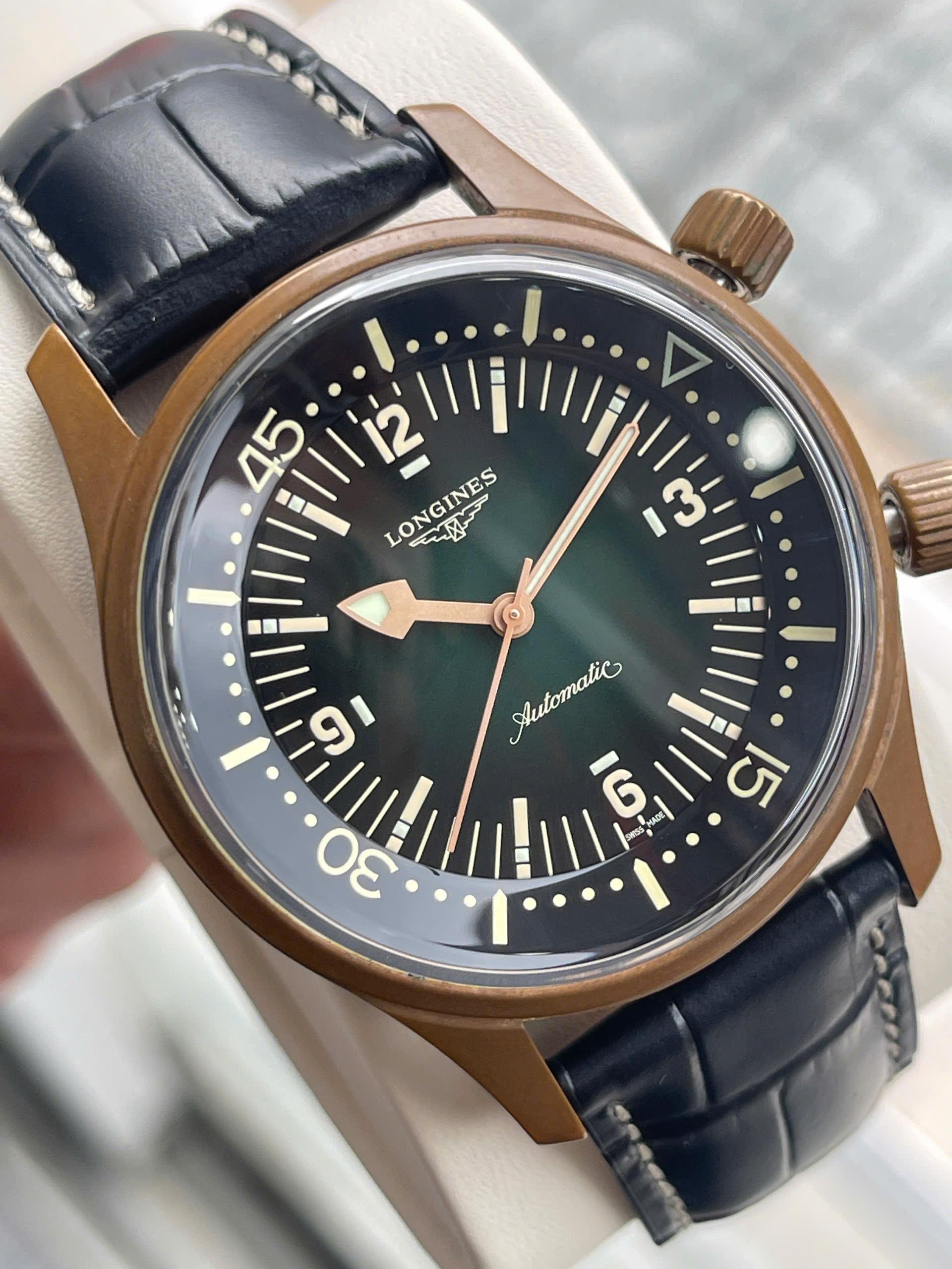 Đồng hồ nam Longines Legend Diver Bronze L3.774.1.50.2 – Hàng lướt Fullbox