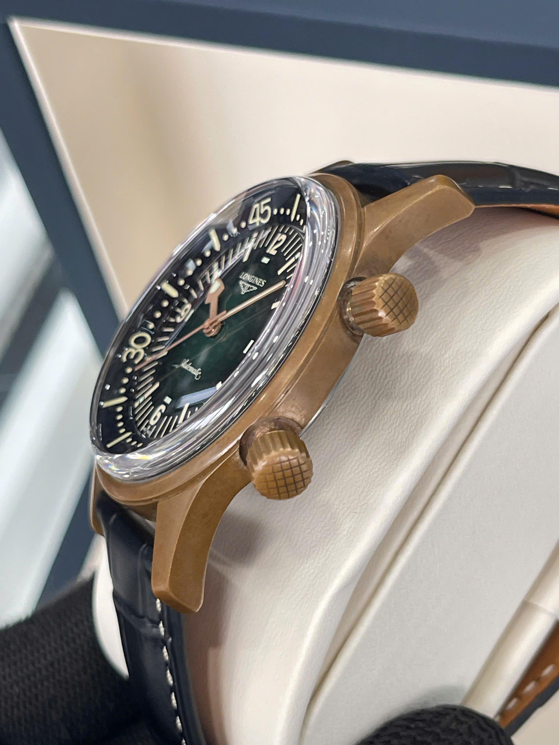 Đồng hồ nam Longines Legend Diver Bronze L3.774.1.50.2 – Hàng lướt Fullbox