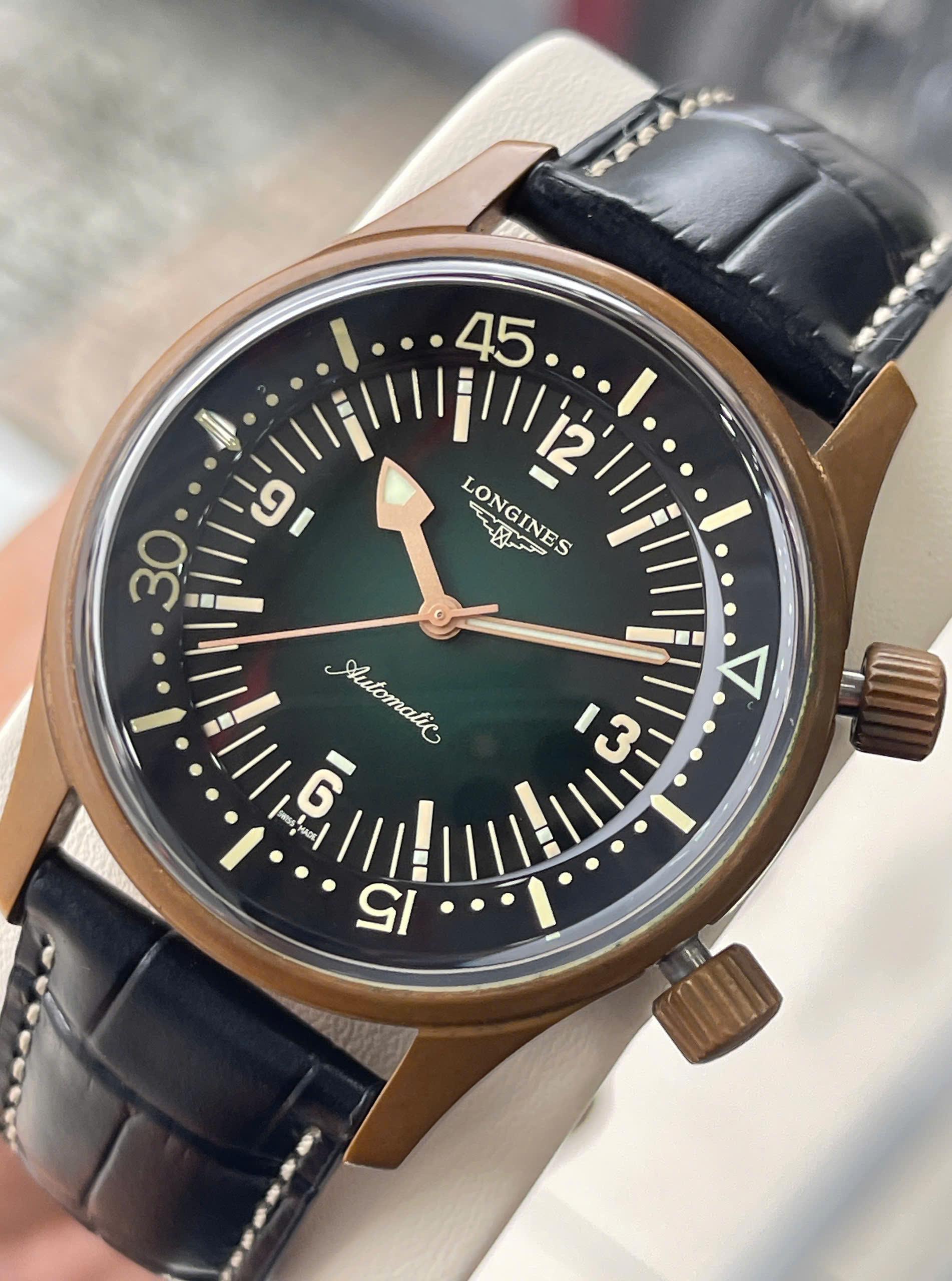 Đồng hồ nam Longines Legend Diver Bronze L3.774.1.50.2 – Hàng lướt Fullbox