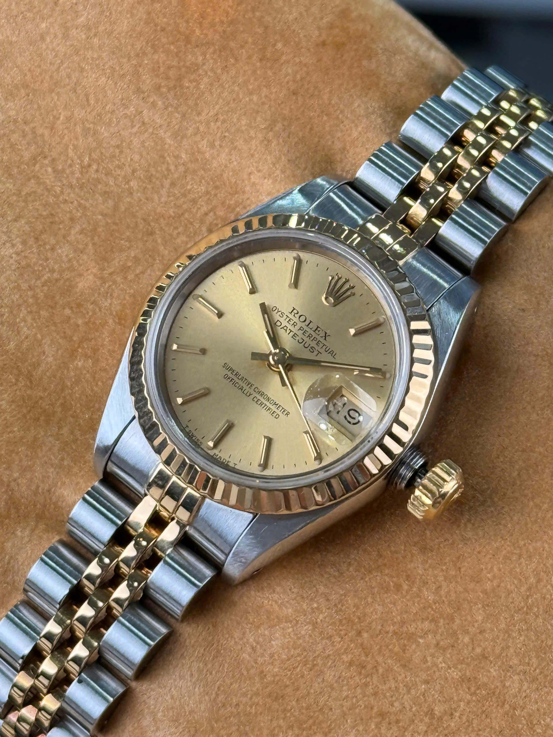 Rolex Lady-Datejust 26mm M69173 – Demi vàng 18K, Used