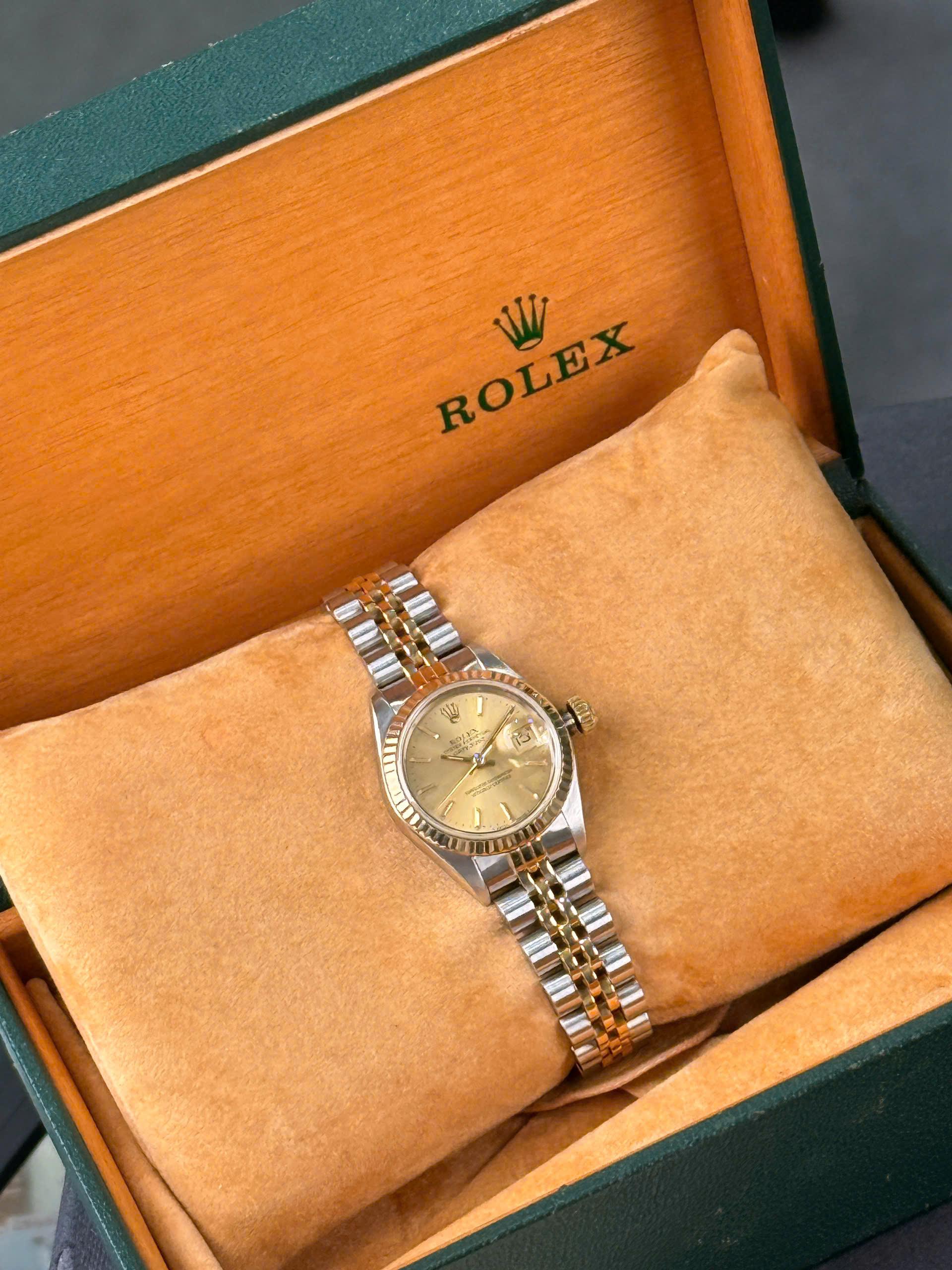 Rolex Lady-Datejust 26mm M69173 – Demi vàng 18K, Used