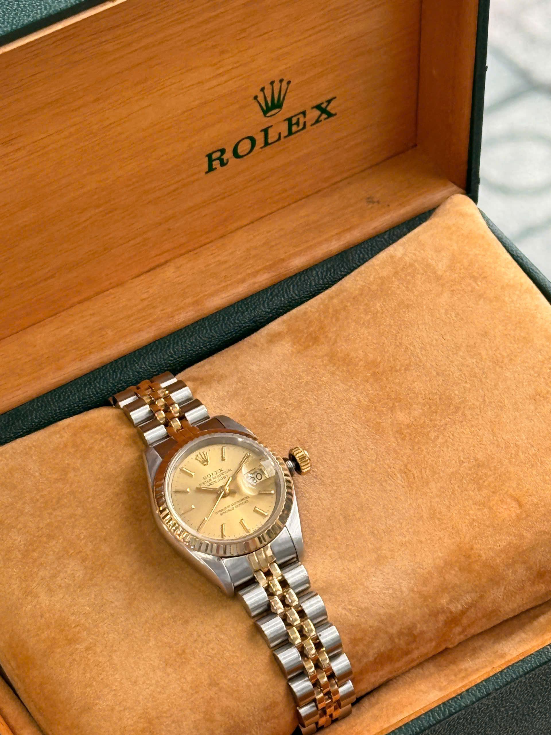 Rolex Lady-Datejust 26mm M69173 – Demi vàng 18K, Used