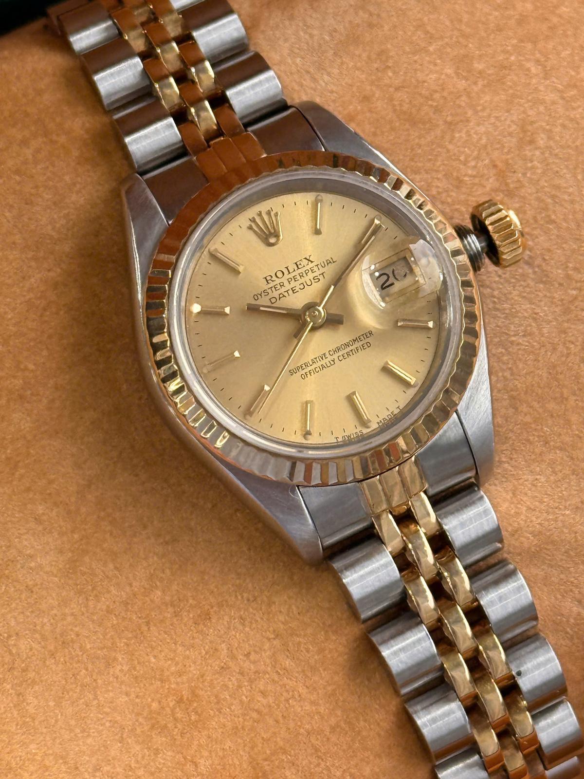 Rolex Lady-Datejust 26mm M69173 – Demi vàng 18K, Used