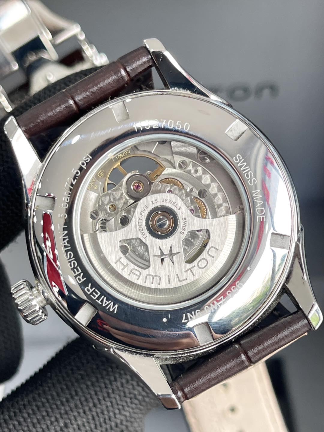 Hamilton Jazzmaster Open Heart H32705551 –  used, fullbox