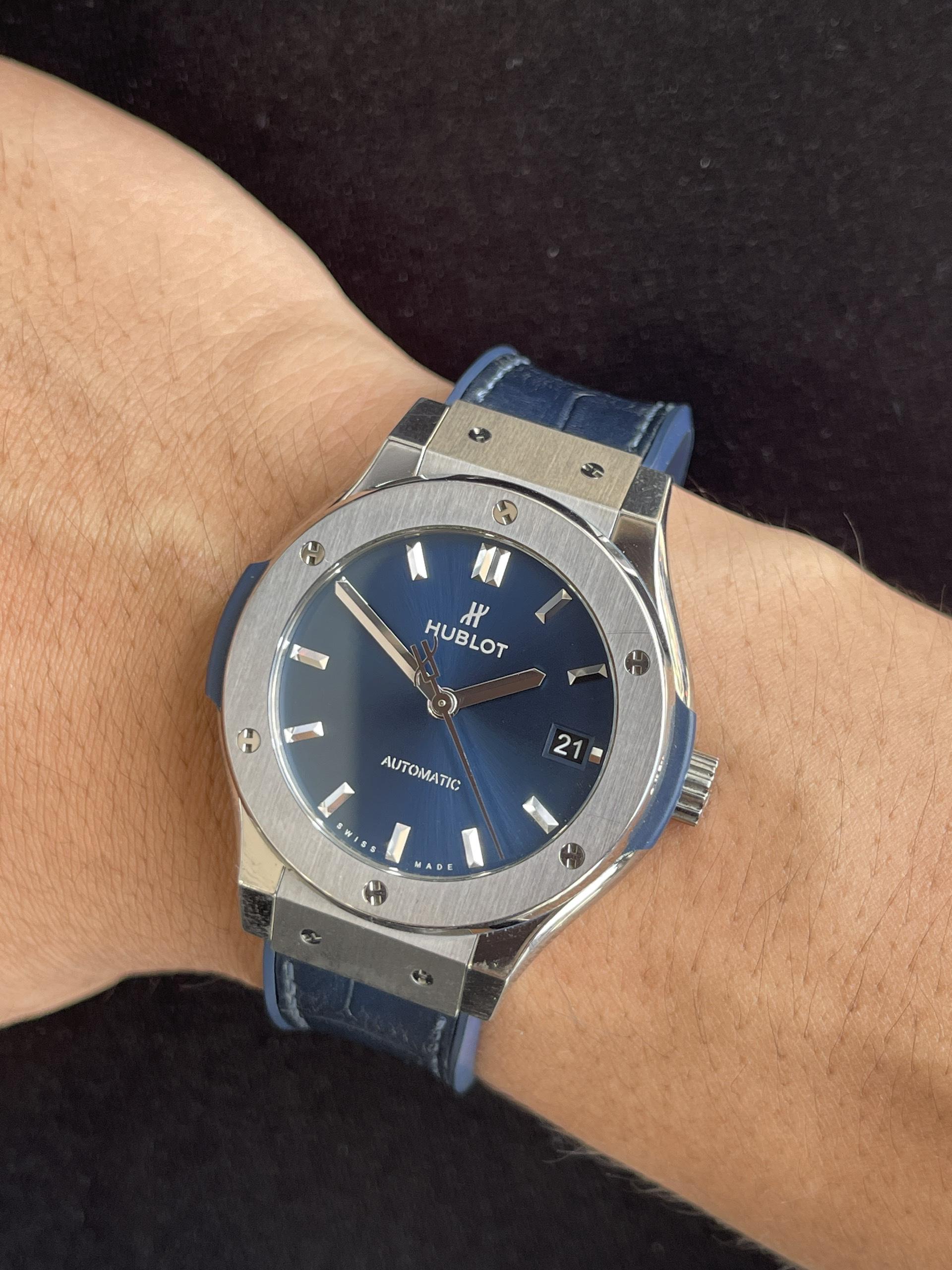 Hublot Classic Fusion Black Titanium 565.NX.7170.LR 38mm – Biểu tượng đẳng cấp trong thiết kế tối giản