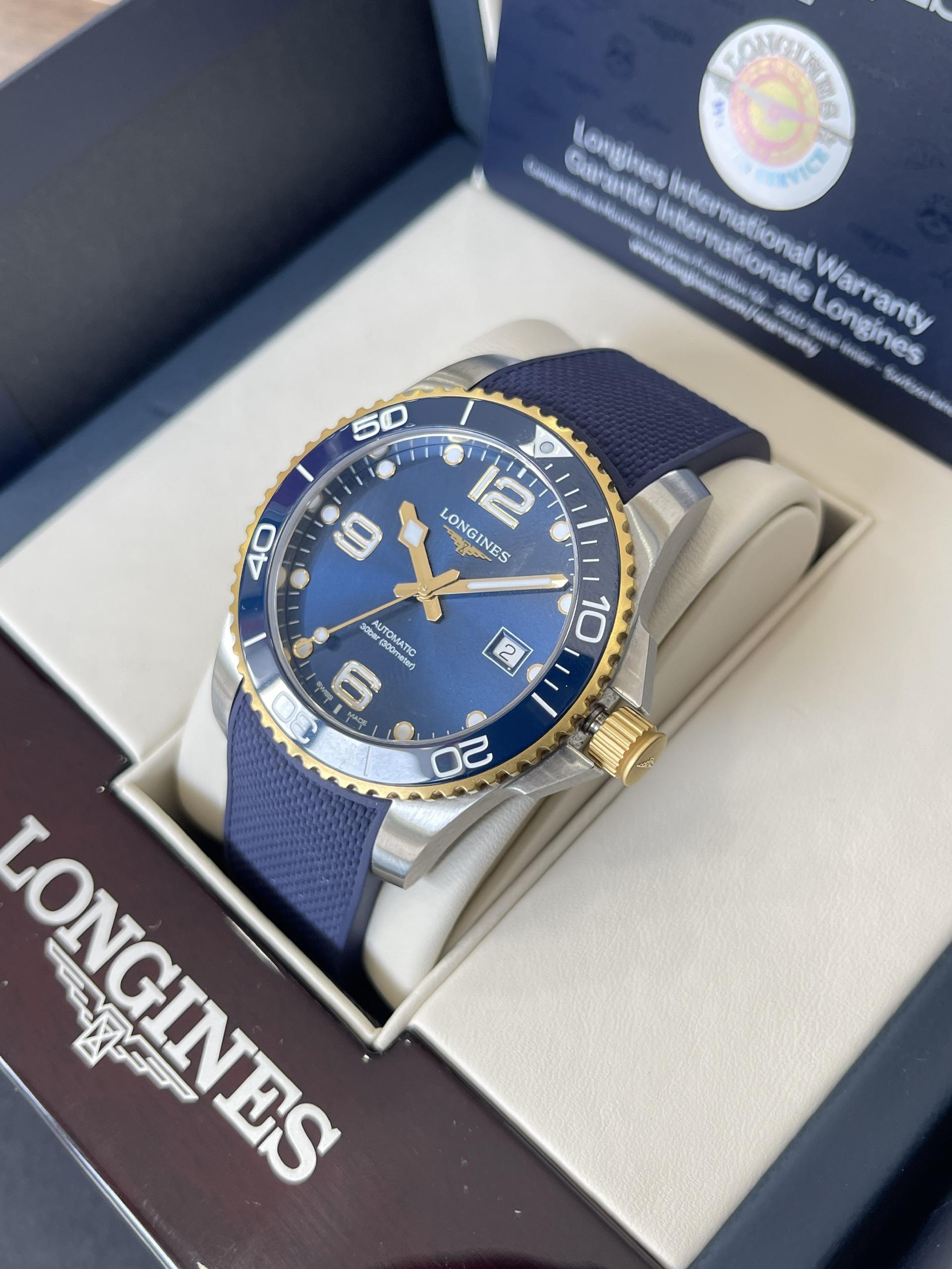 Đồng hồ Longines HydroConquest L3.781.3.96.9 Used Fullbox