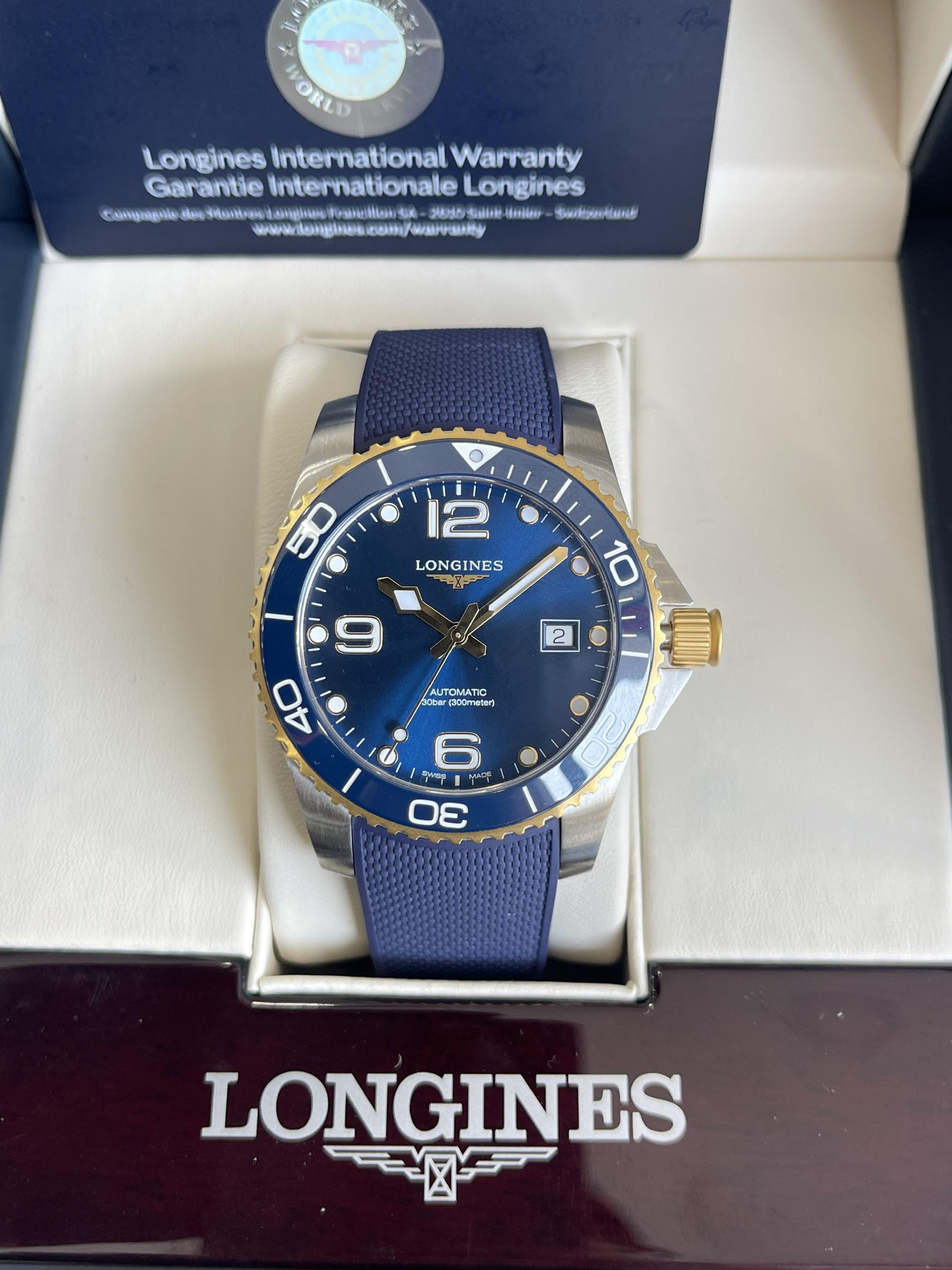 Đồng hồ Longines HydroConquest L3.781.3.96.9 Used Fullbox