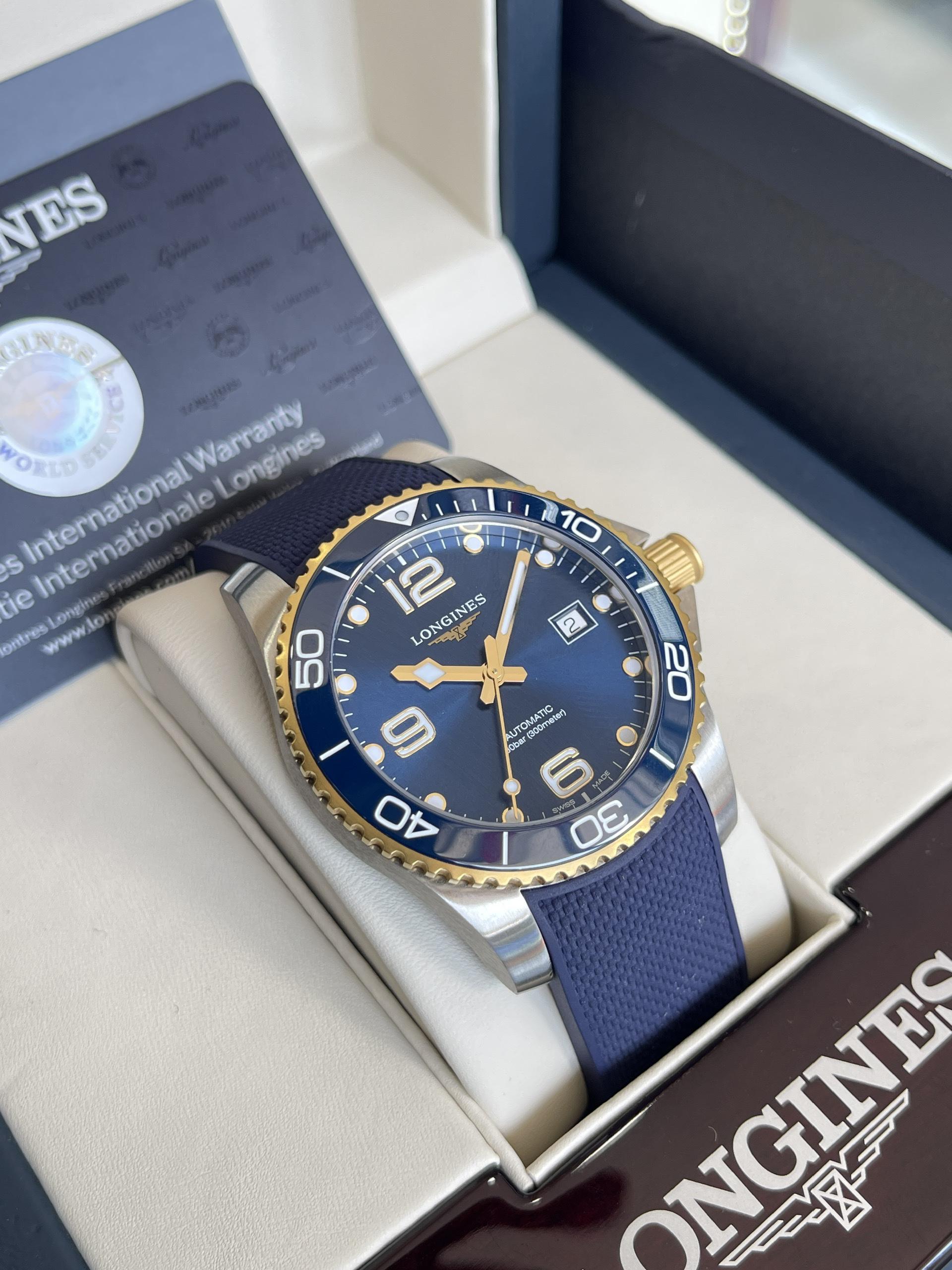 Đồng hồ Longines HydroConquest L3.781.3.96.9 Used Fullbox
