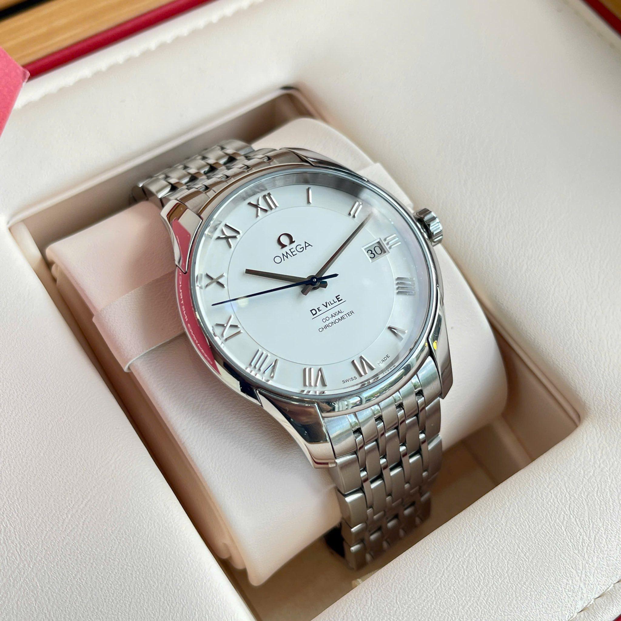 Omega De Ville Co-Axial 41mm 431.10.41.21.02.001 – Đẳng cấp đồng hồ nam Thụy Sỹ