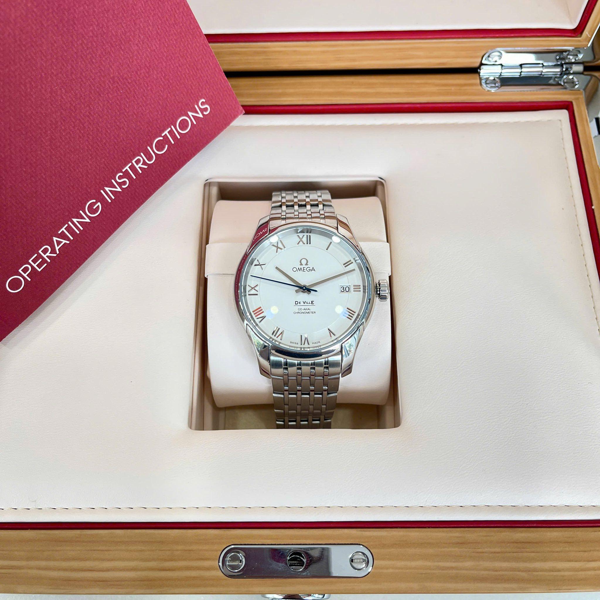 Omega De Ville Co-Axial 41mm 431.10.41.21.02.001 – Đẳng cấp đồng hồ nam Thụy Sỹ