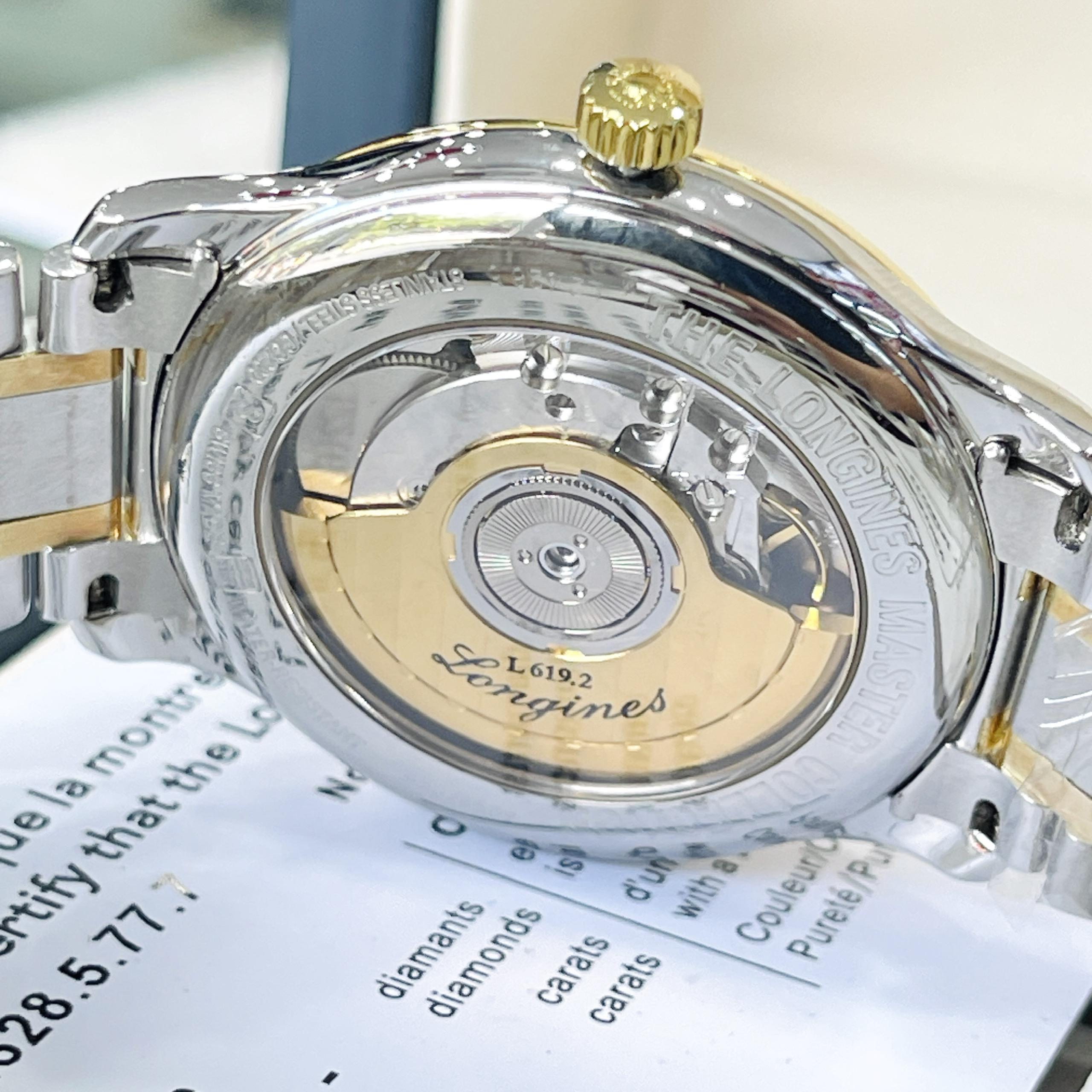 Longines Master Collection Diamond Demigold 18K L2.628.5.77.7