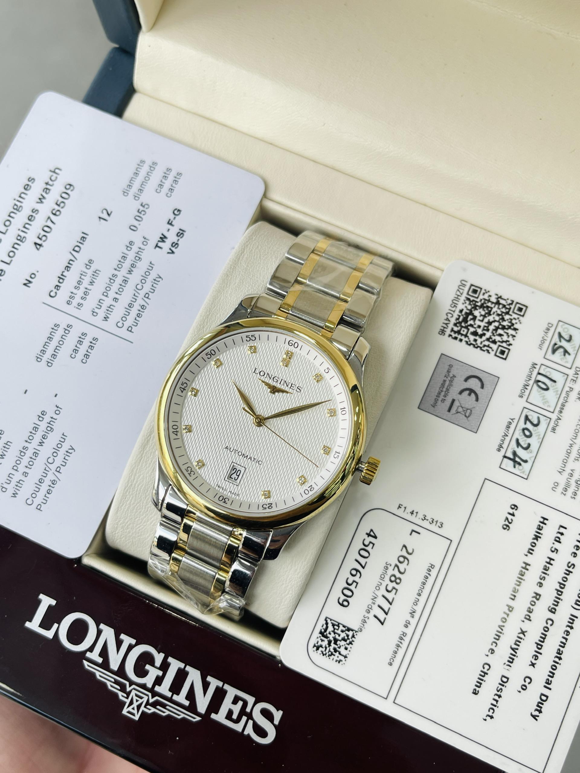 Longines Master Collection Diamond Demigold 18K L2.628.5.77.7