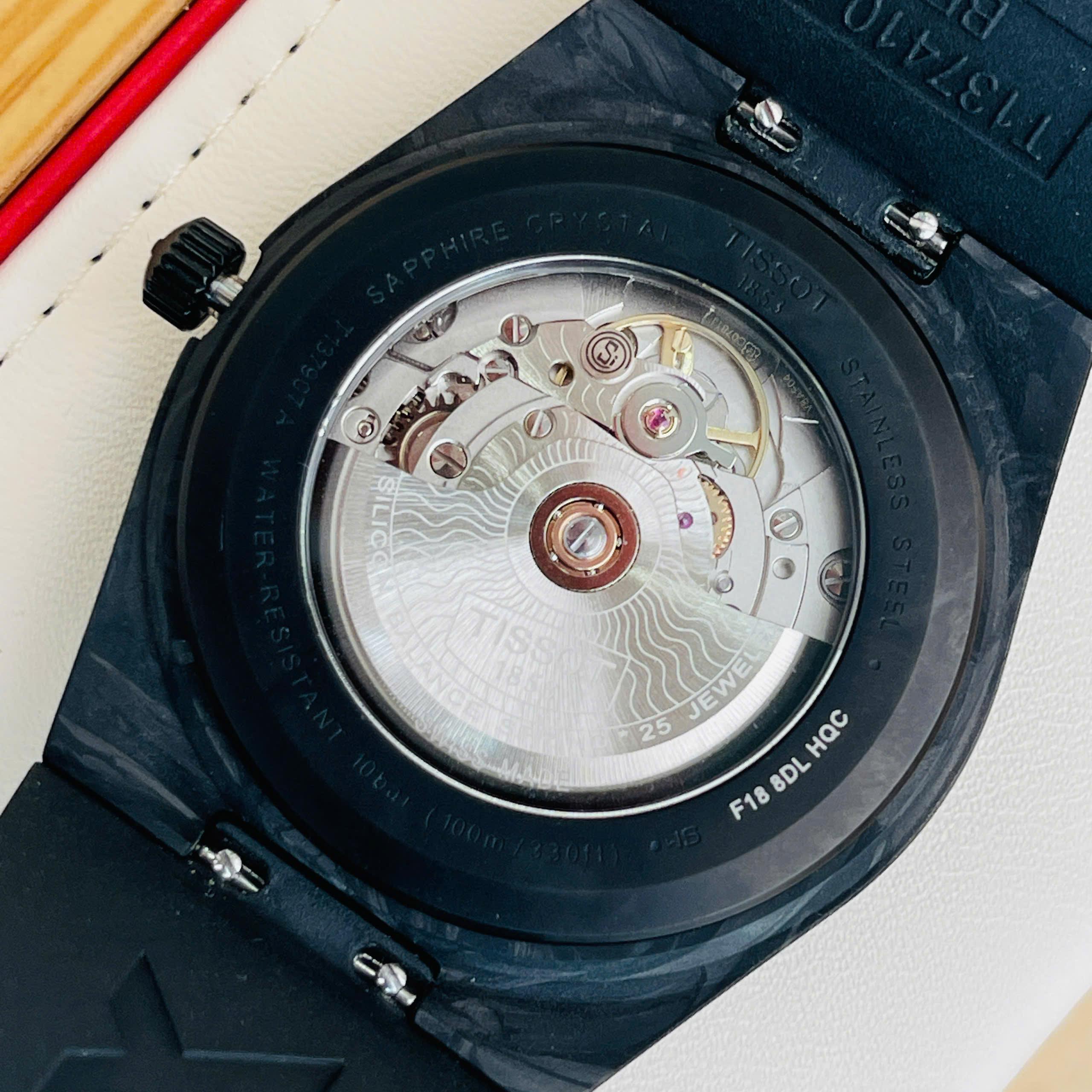 Tissot PRX Powermatic 80 Forged Carbon T137.907.97.201.00 (T1379079720100) – Lướt