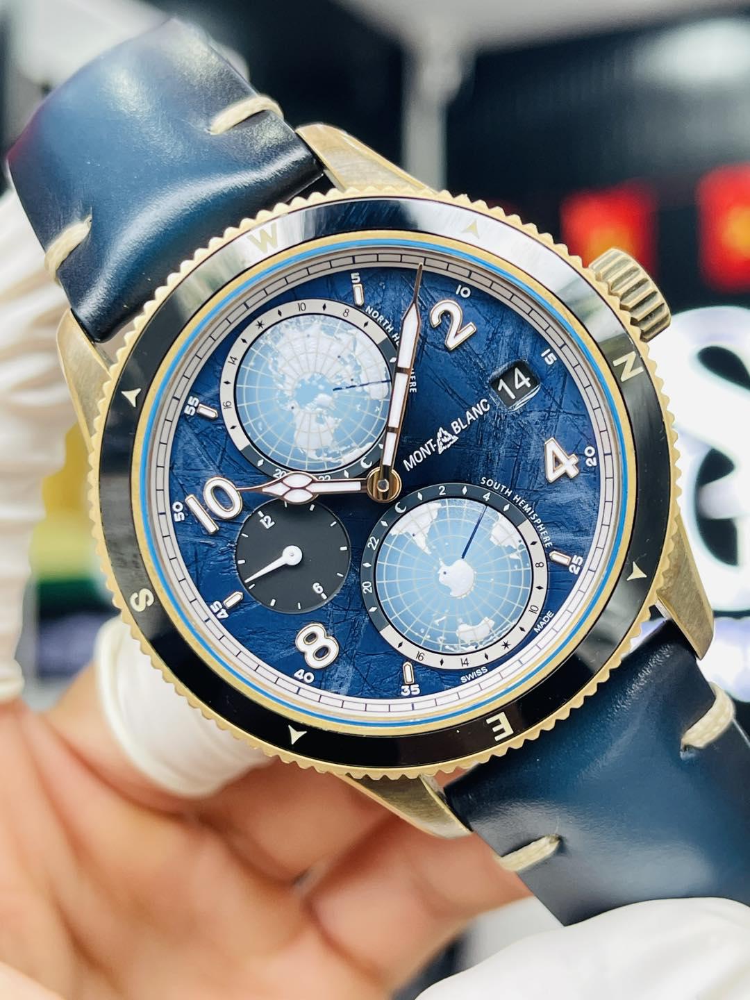 Montblanc 1858 Geosphere 0 Oxygen (Ref. 129415) – Kẻ chinh phục đỉnh Everest