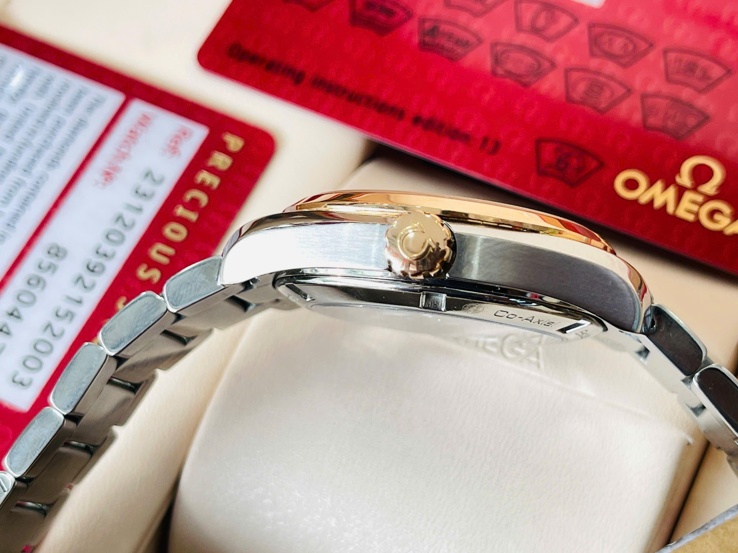 Omega Co-Axial Aqua Terra Diamond 8500 231.20.39.21.52.003 Used (Fullbox + 3 thẻ)