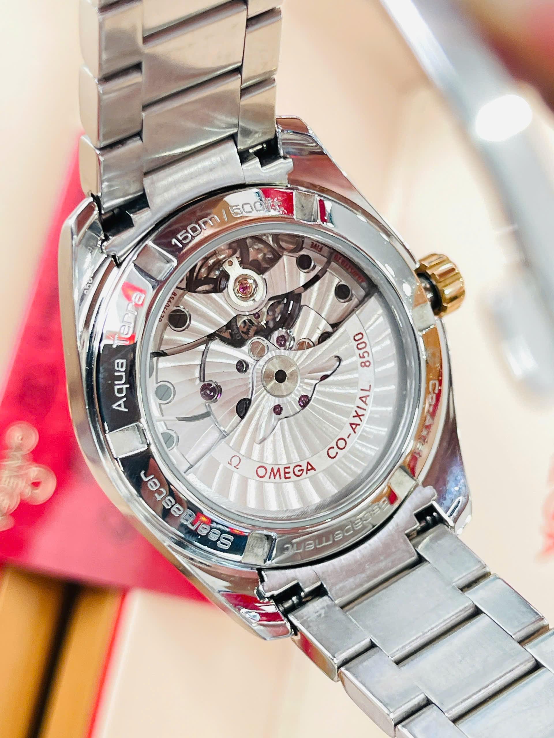 Omega Co-Axial Aqua Terra Diamond 8500 231.20.39.21.52.003 Used (Fullbox + 3 thẻ)