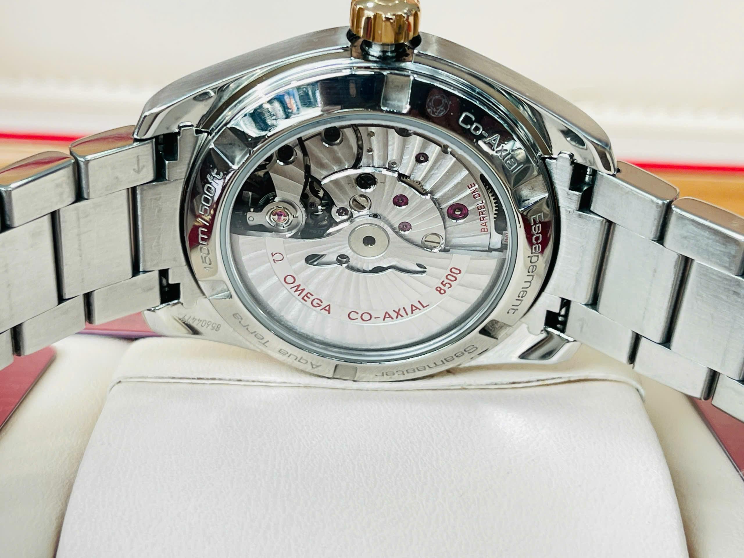 Omega Co-Axial Aqua Terra Diamond 8500 231.20.39.21.52.003 Used (Fullbox + 3 thẻ)