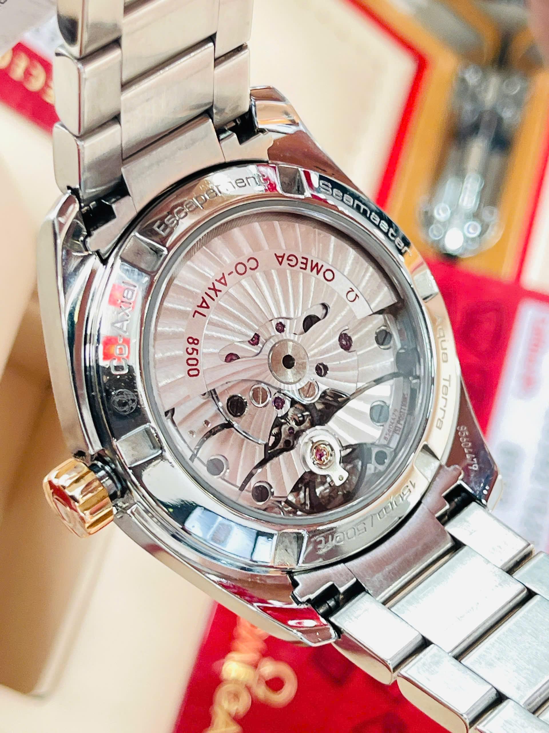 Omega Co-Axial Aqua Terra Diamond 8500 231.20.39.21.52.003 Used (Fullbox + 3 thẻ)